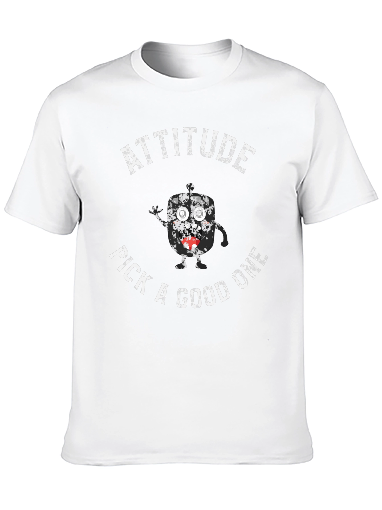 Attitude Pick A Good One Black Graphic Tee