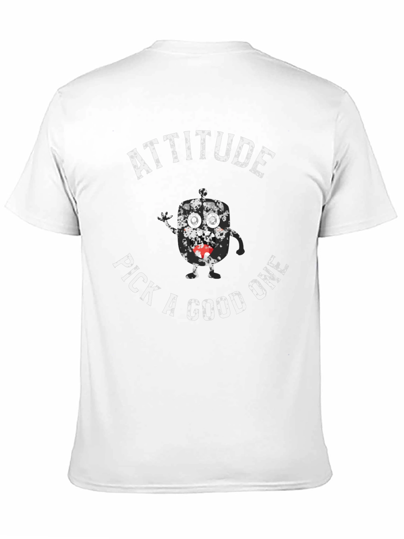 Attitude Pick A Good One Black Graphic Tee