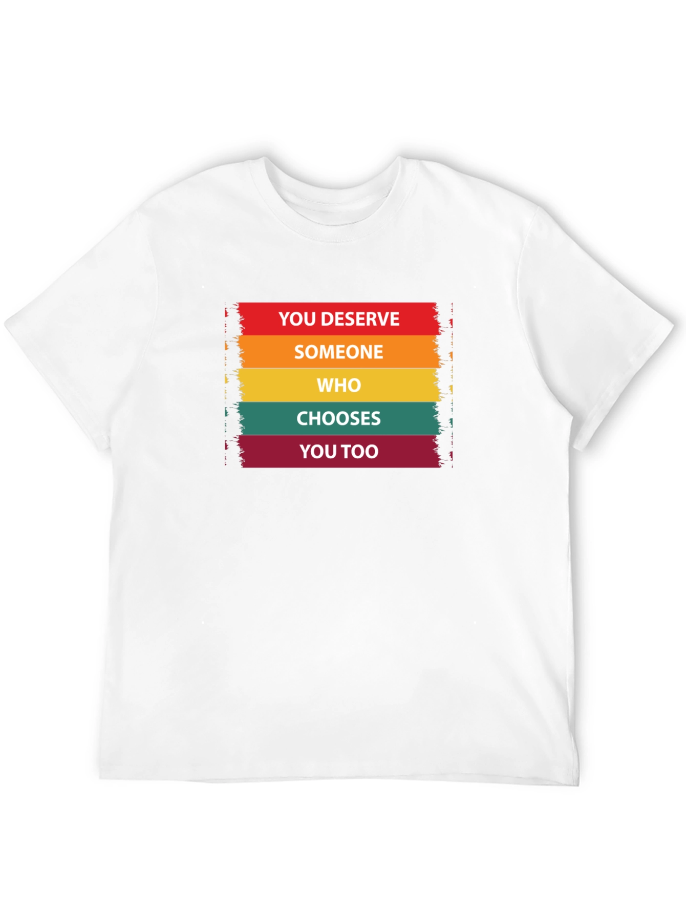 You Deserve Someone Tee - Black Cotton Graphic T-Shirt