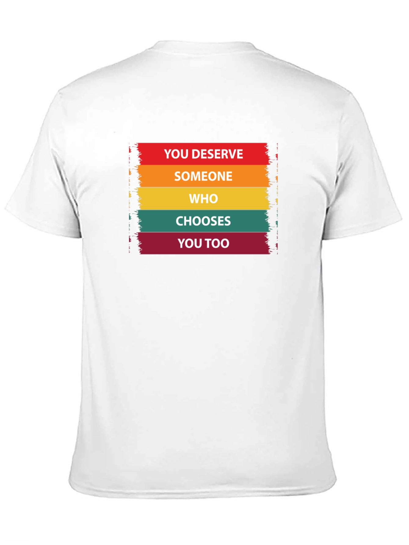 You Deserve Someone Tee - Black Cotton Graphic T-Shirt