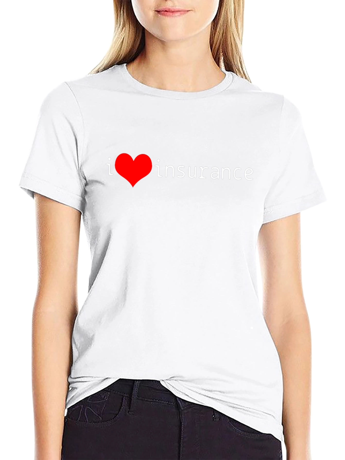 I Heart Insurance T-Shirt - Novelty Apparel