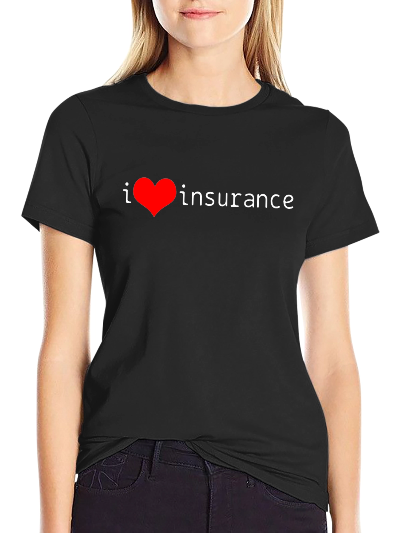 I Heart Insurance T-Shirt - Novelty Apparel