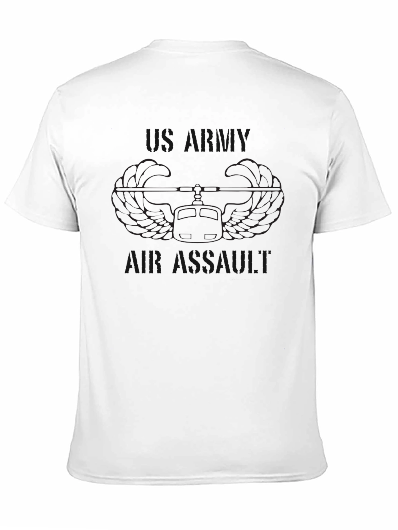 US Army Air Assault Black T-Shirt