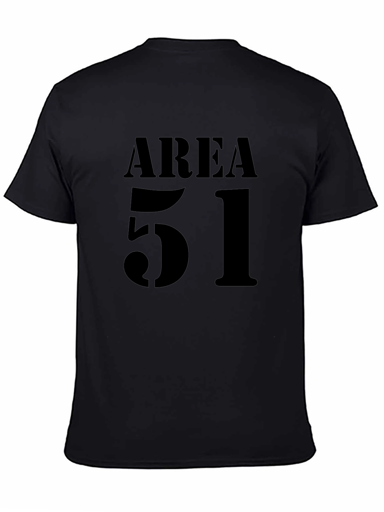 Area 51 Black Graphic Tee
