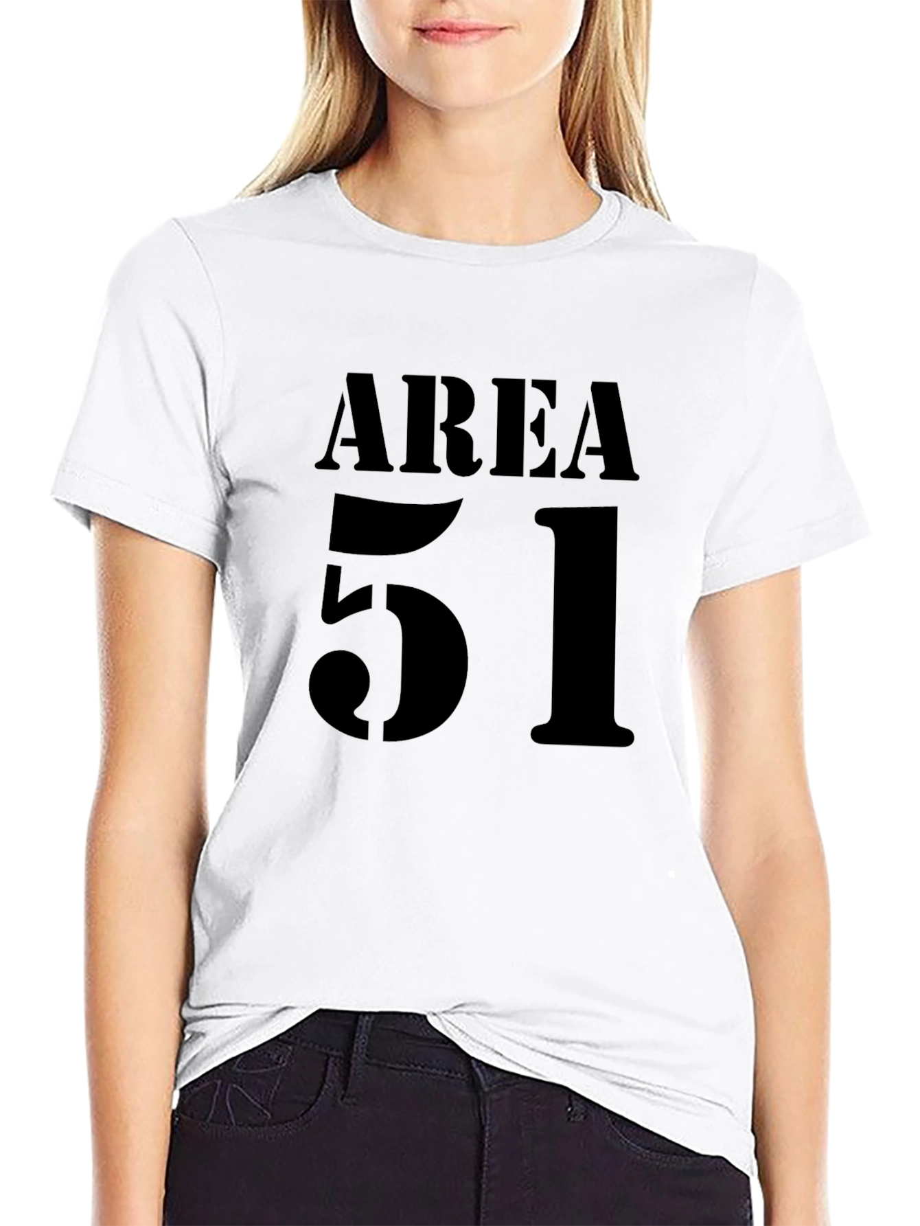 Area 51 Black Graphic Tee