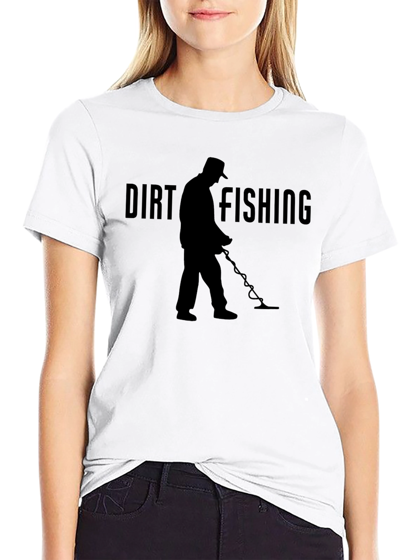 Dirt Fishing T-Shirt: Metal Detecting Enthusiast Tee