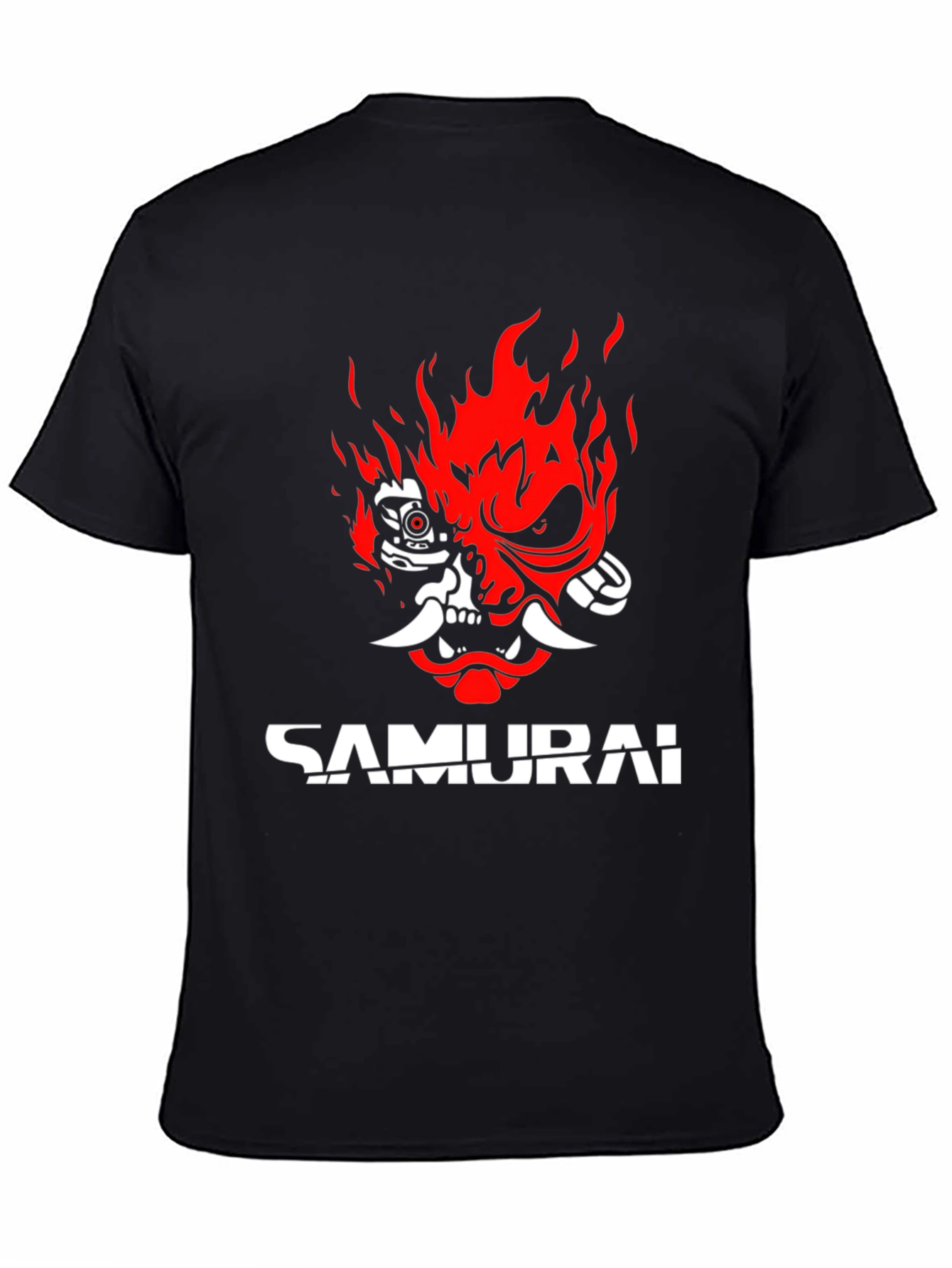 Cyberpunk 2077 Samurai Graphic T-Shirt - Black