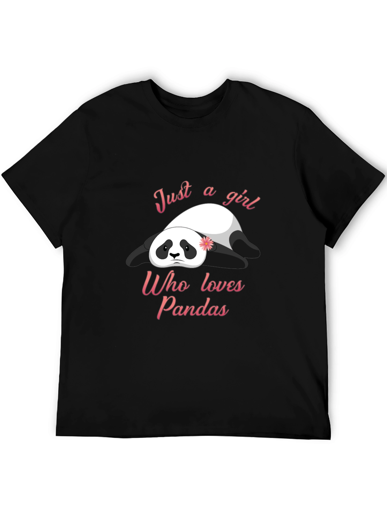 Panda Lover T-Shirt - Cute Girls Panda Graphic Tee