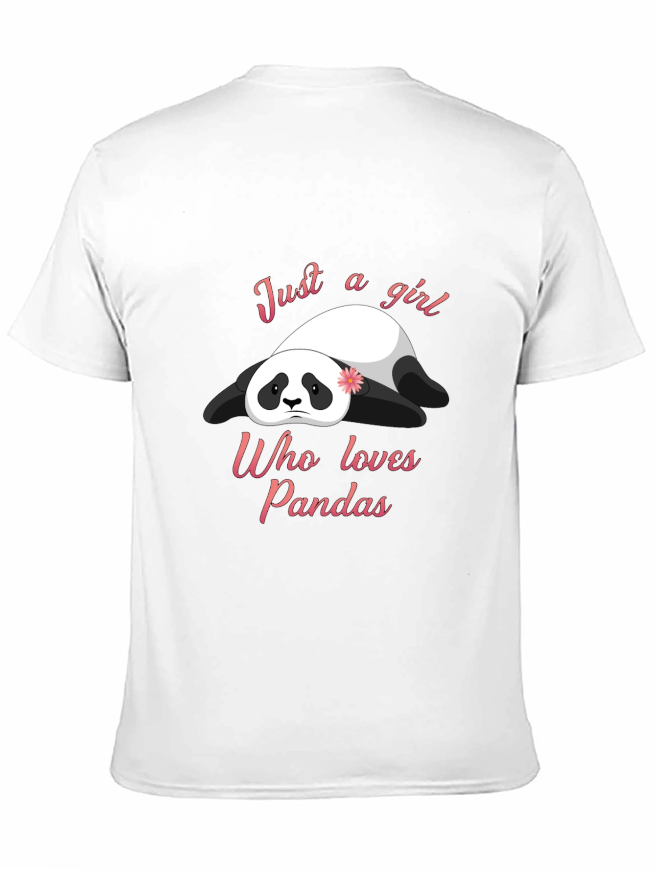 Panda Lover T-Shirt - Cute Girls Panda Graphic Tee
