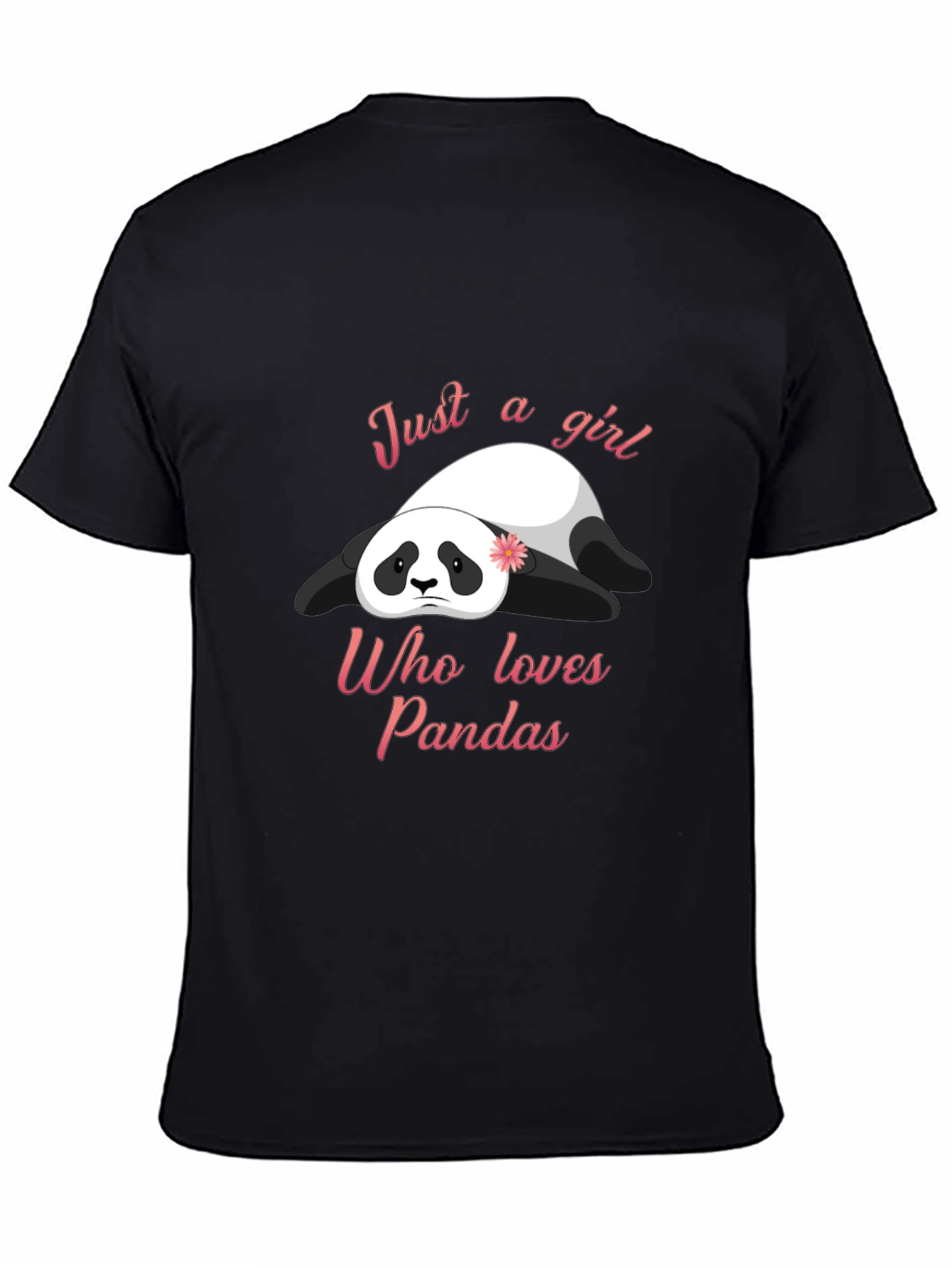 Panda Lover T-Shirt - Cute Girls Panda Graphic Tee