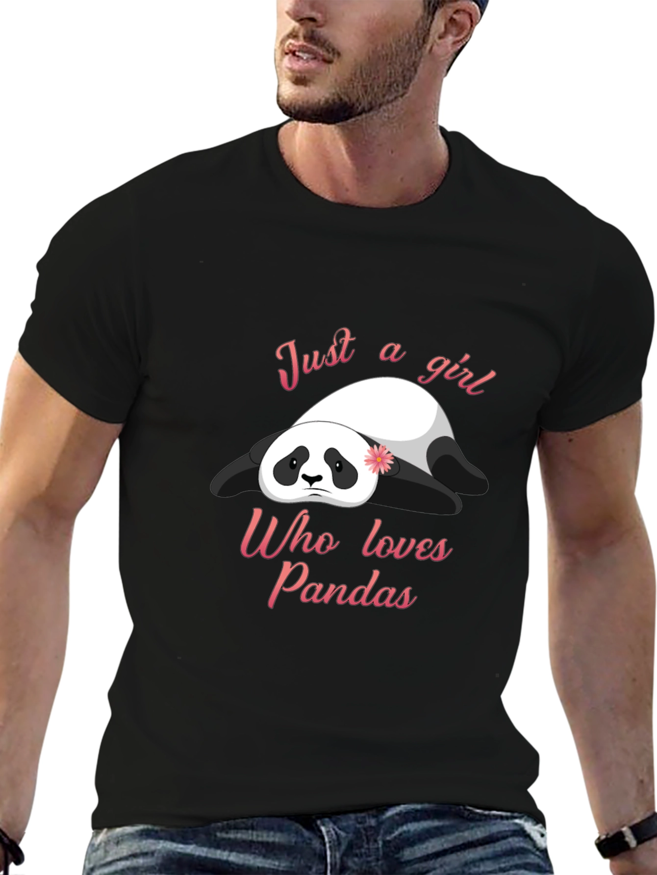Panda Lover T-Shirt - Cute Girls Panda Graphic Tee