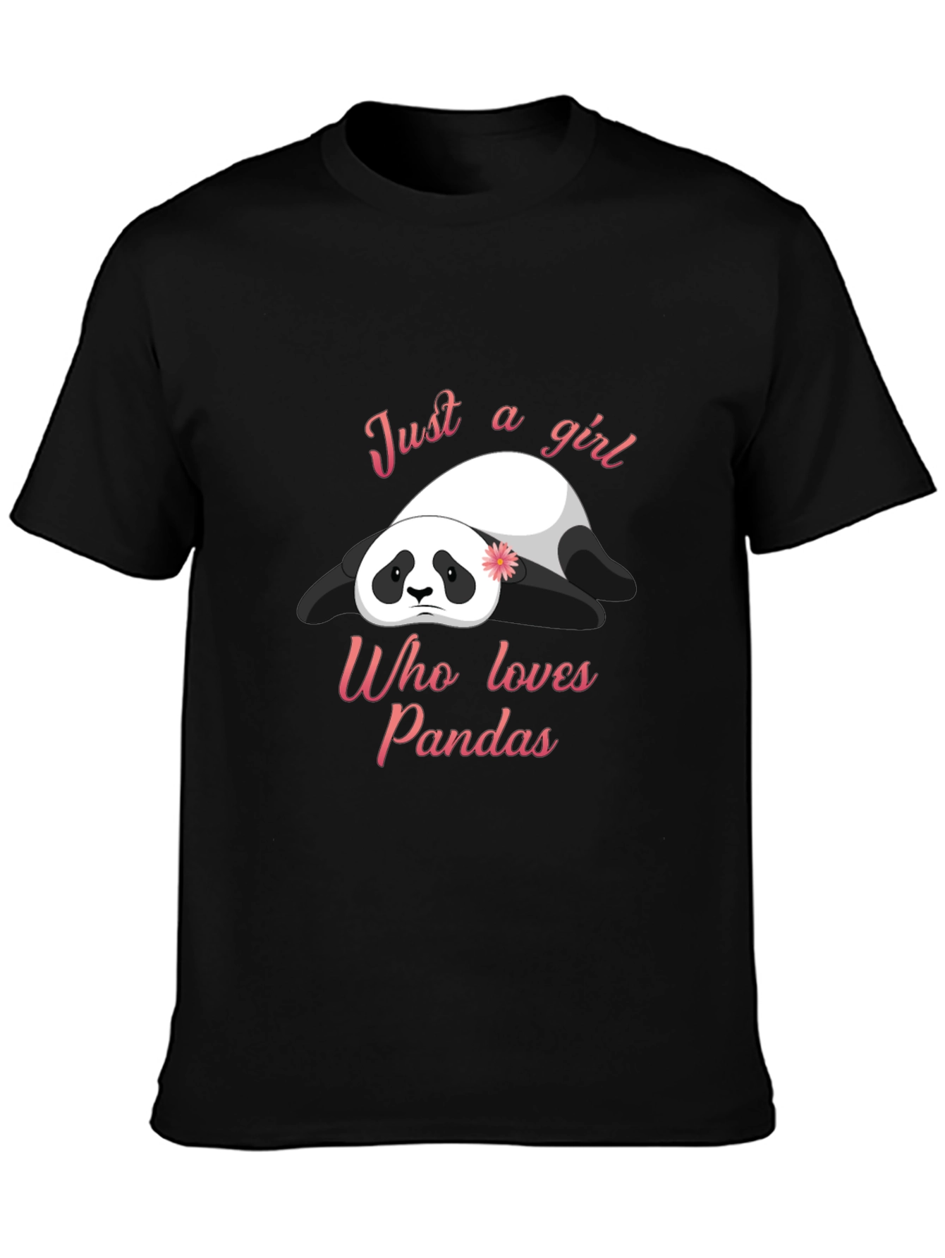 Panda Lover T-Shirt - Cute Girls Panda Graphic Tee