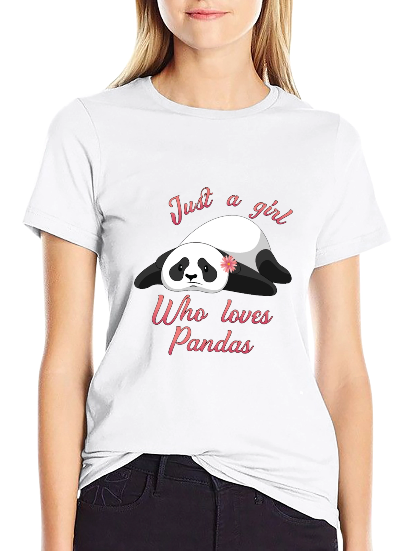 Panda Lover T-Shirt - Cute Girls Panda Graphic Tee