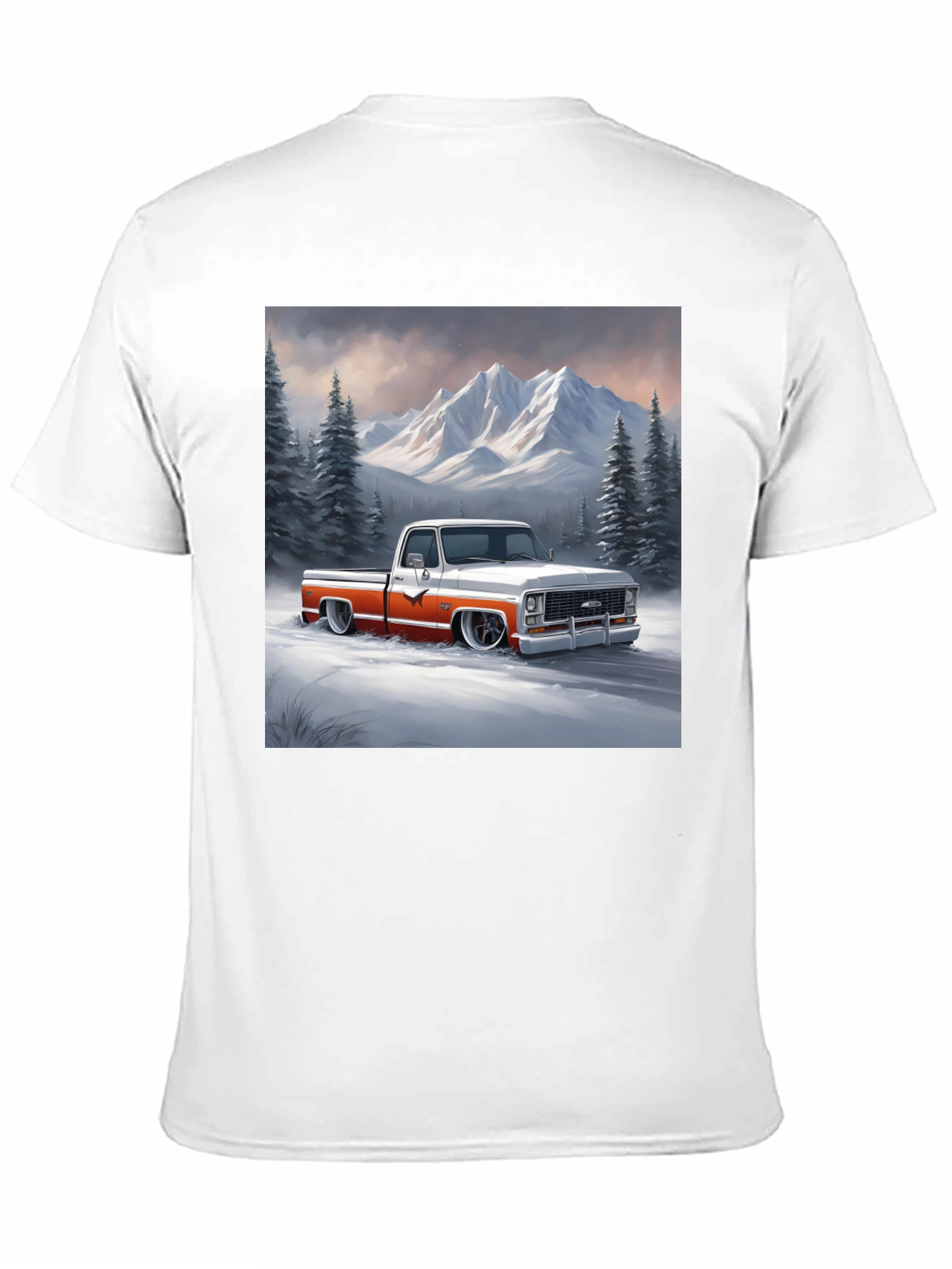Classic Truck Graphic Tee - Mountain Scene