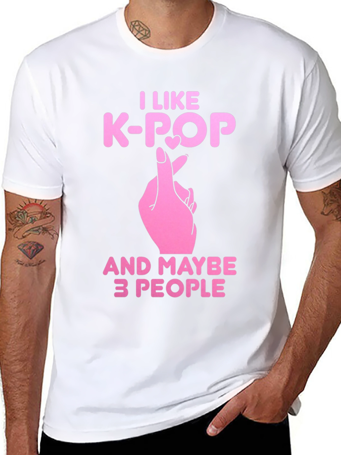 I Like K-Pop and Maybe 3 People T-Shirt
