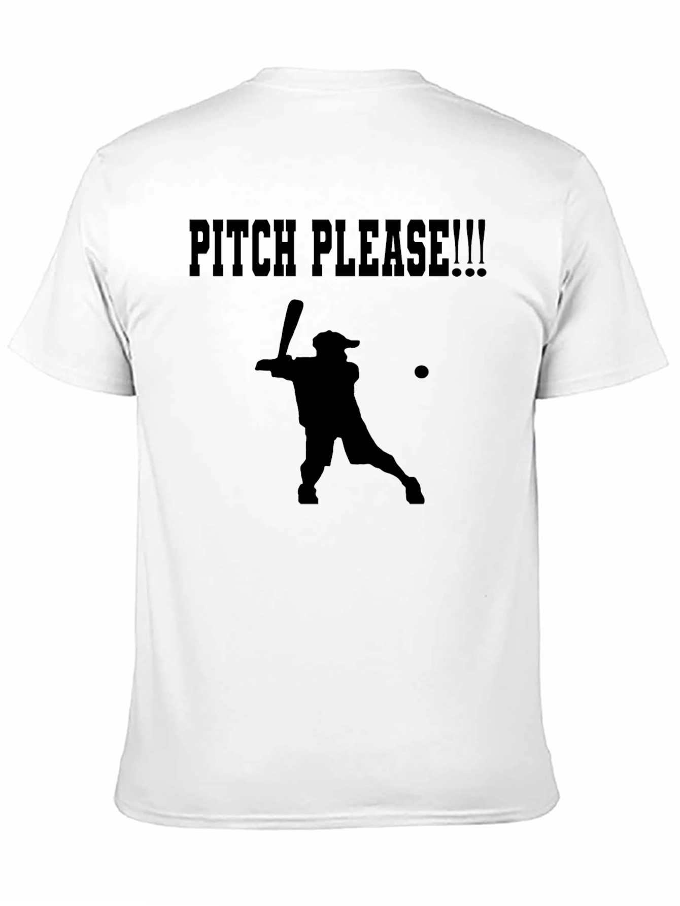 Pitch Please Baseball Graphic T-Shirt