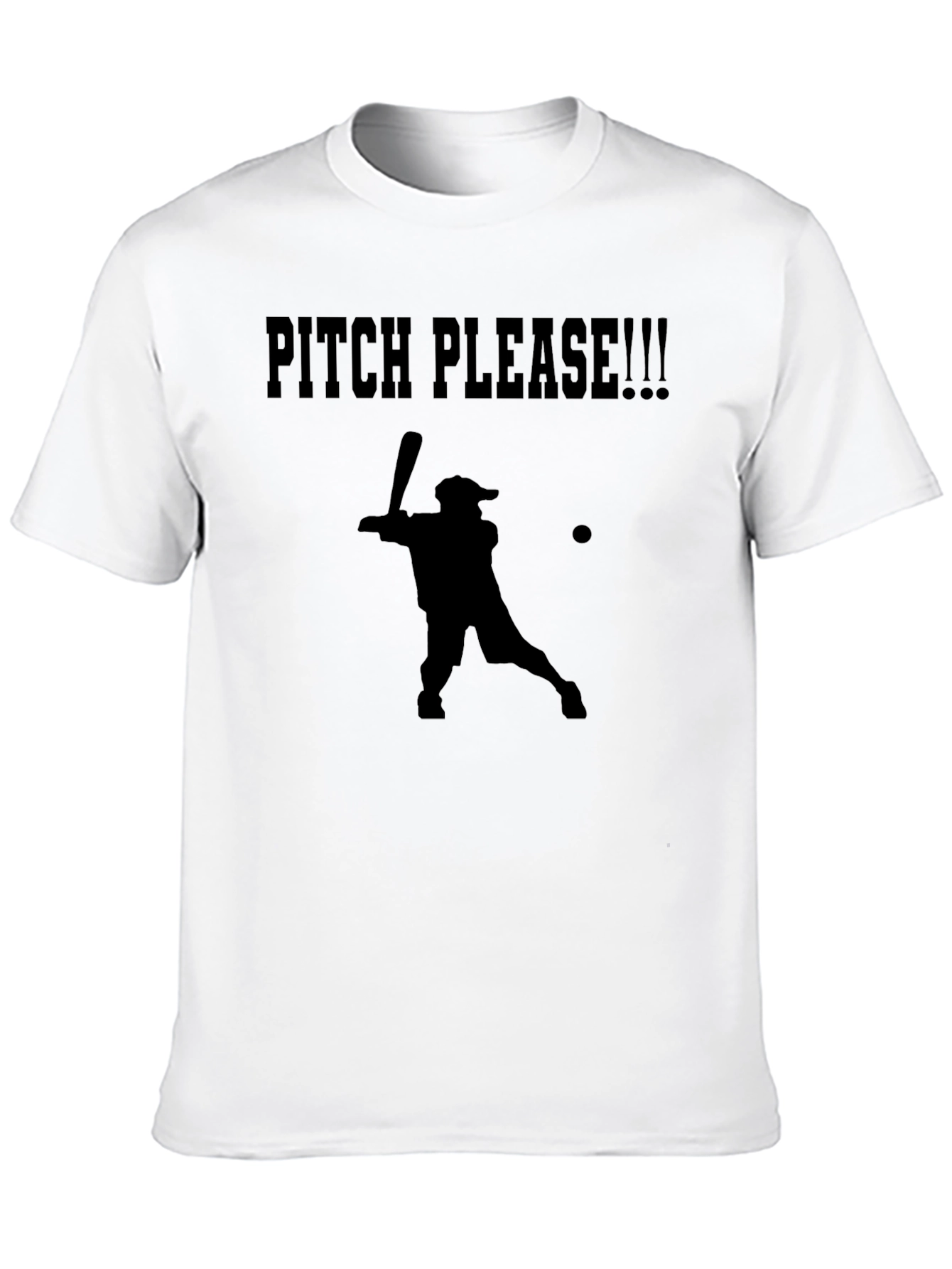 Pitch Please Baseball Graphic T-Shirt