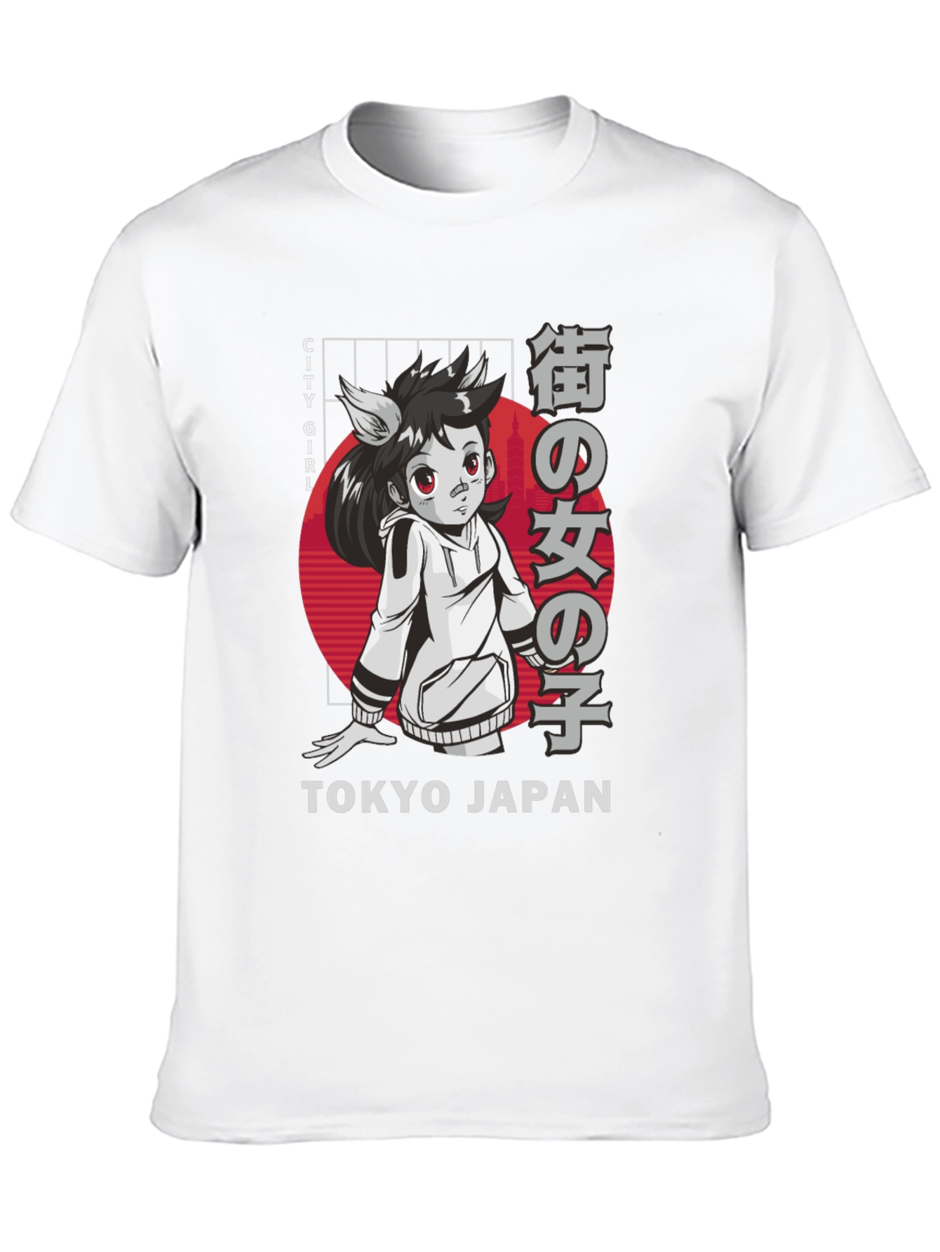 Tokyo City Girl Anime Graphic Tee