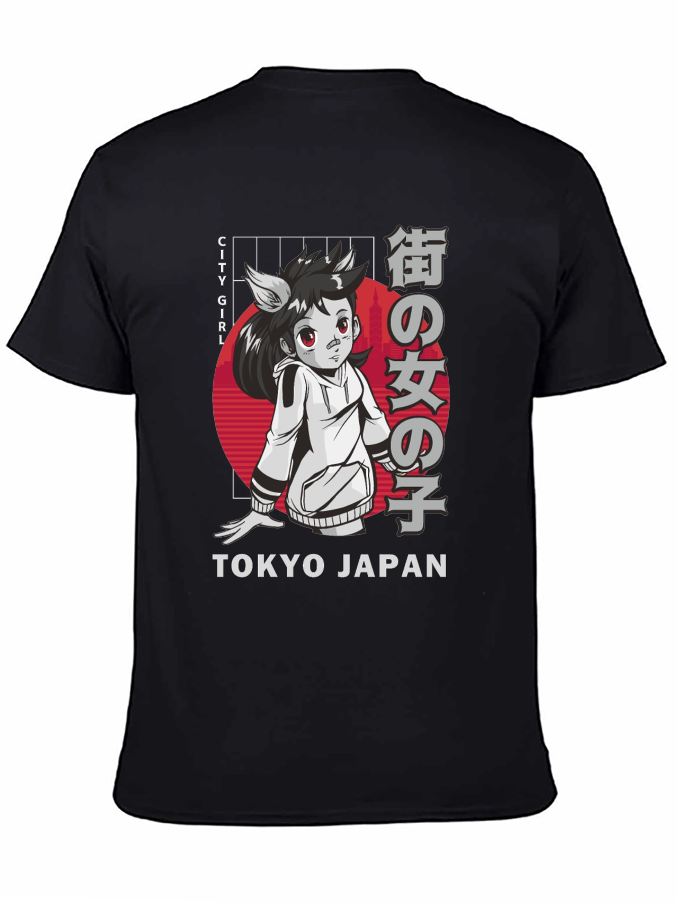 Tokyo City Girl Anime Graphic Tee
