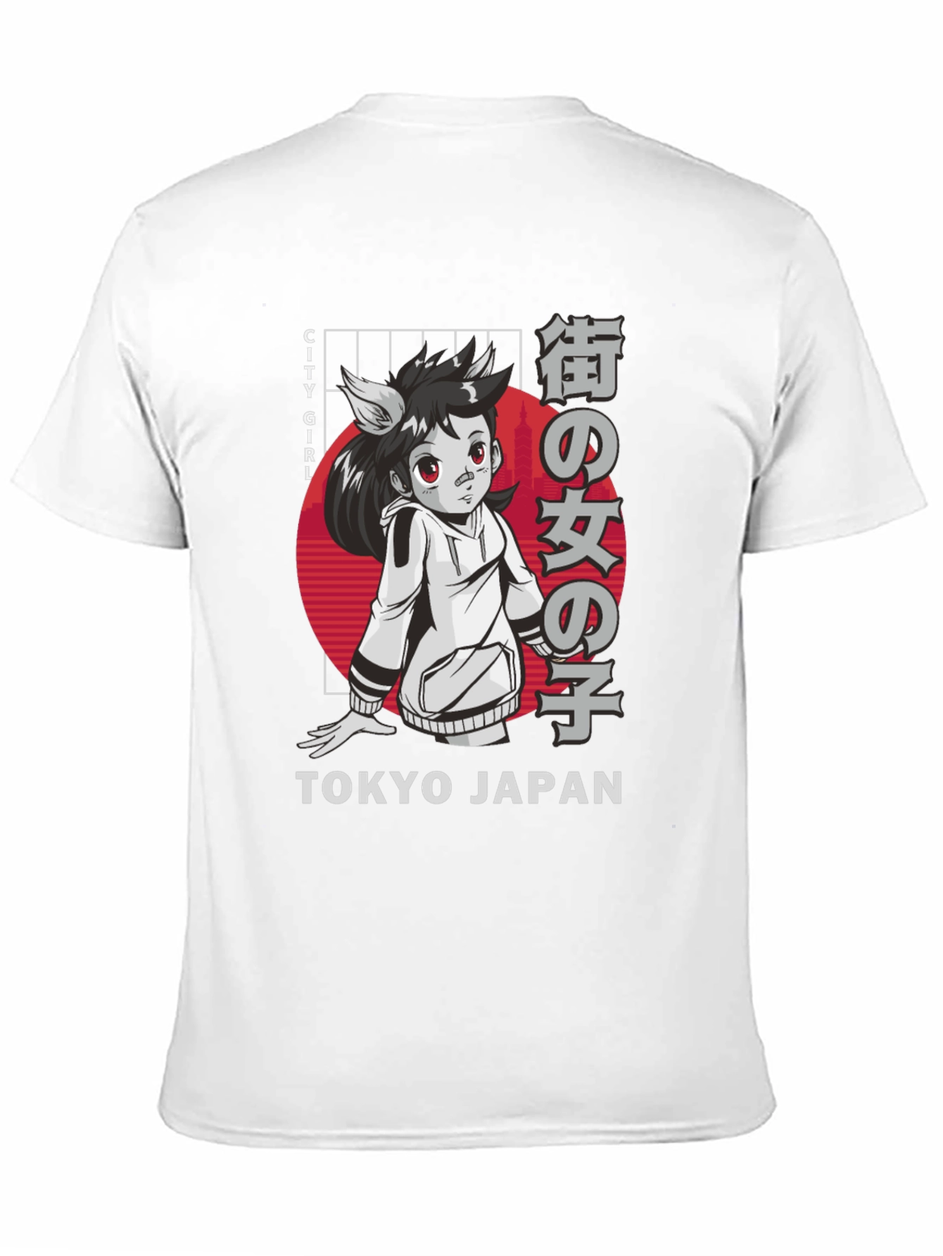 Tokyo City Girl Anime Graphic Tee