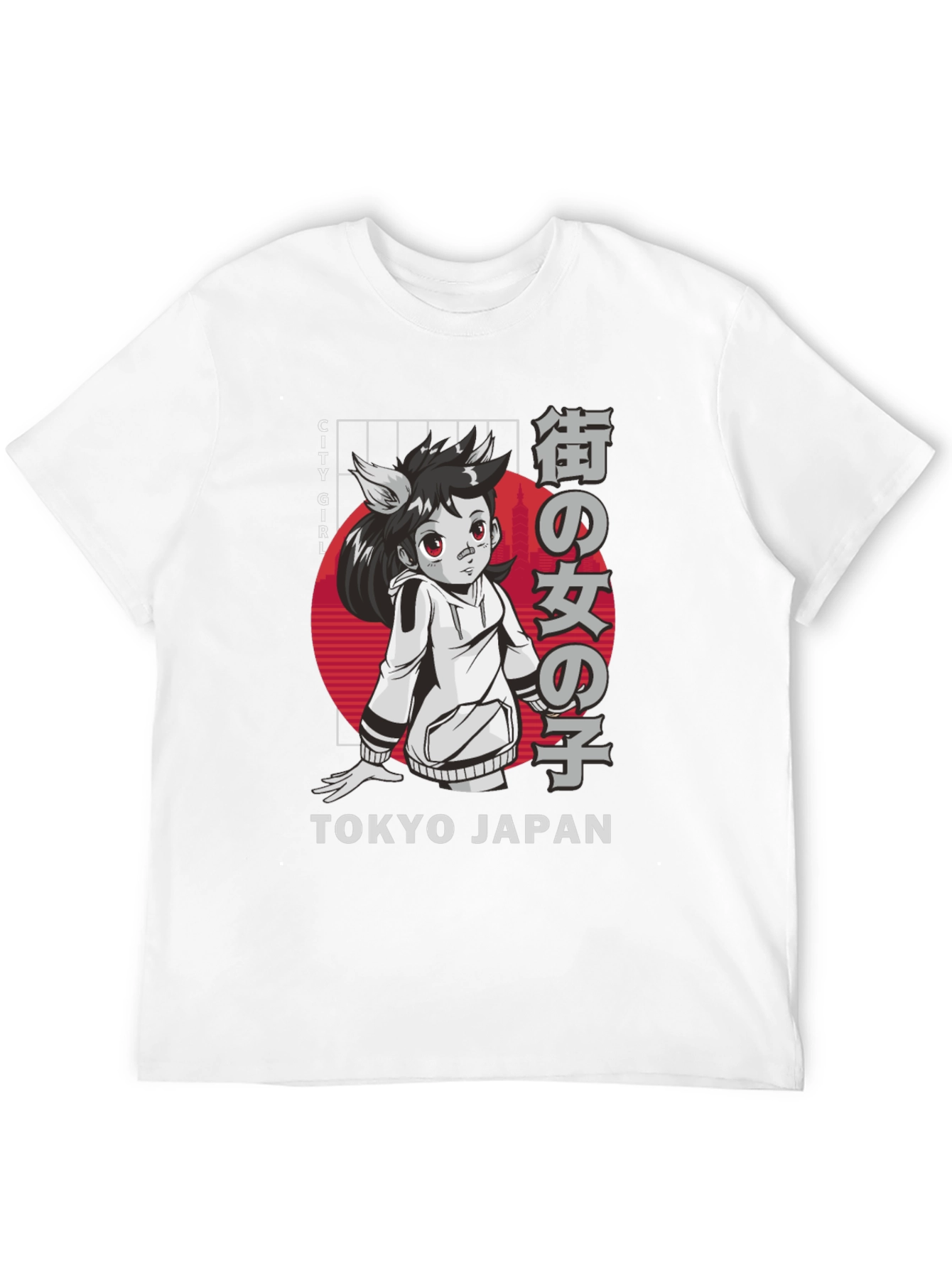 Tokyo City Girl Anime Graphic Tee