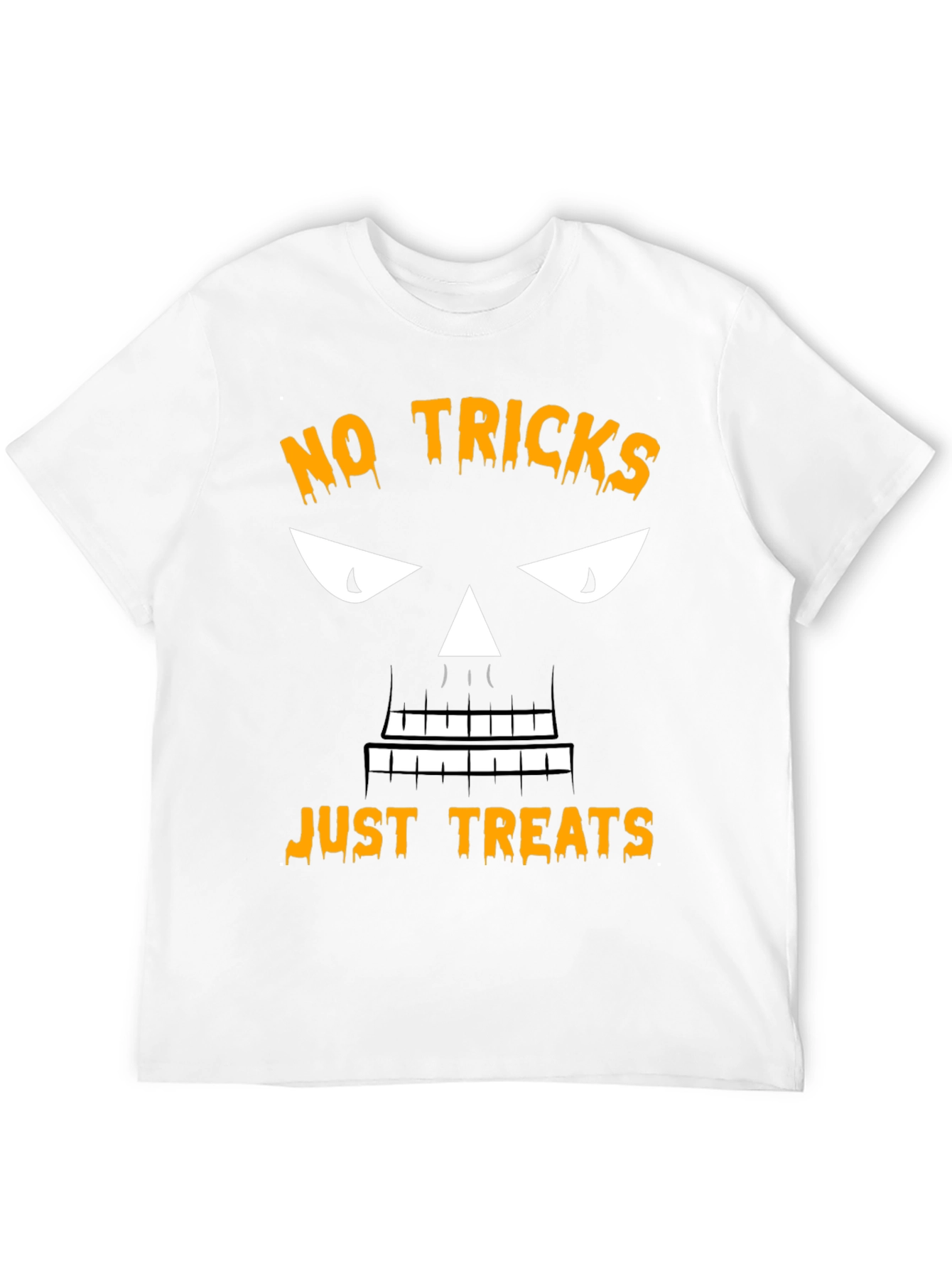 Halloween No Tricks Just Treats Black T-Shirt