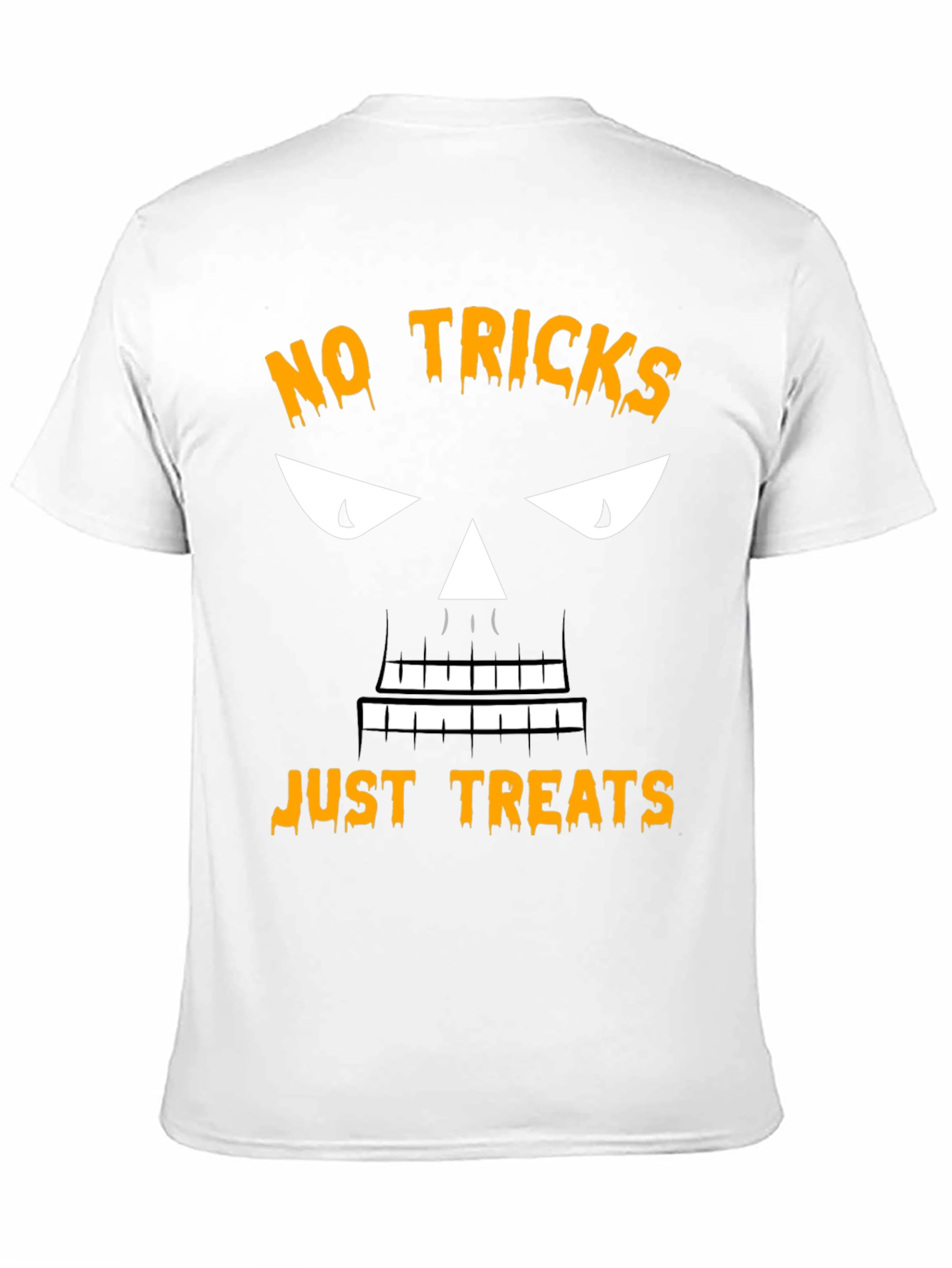 Halloween No Tricks Just Treats Black T-Shirt