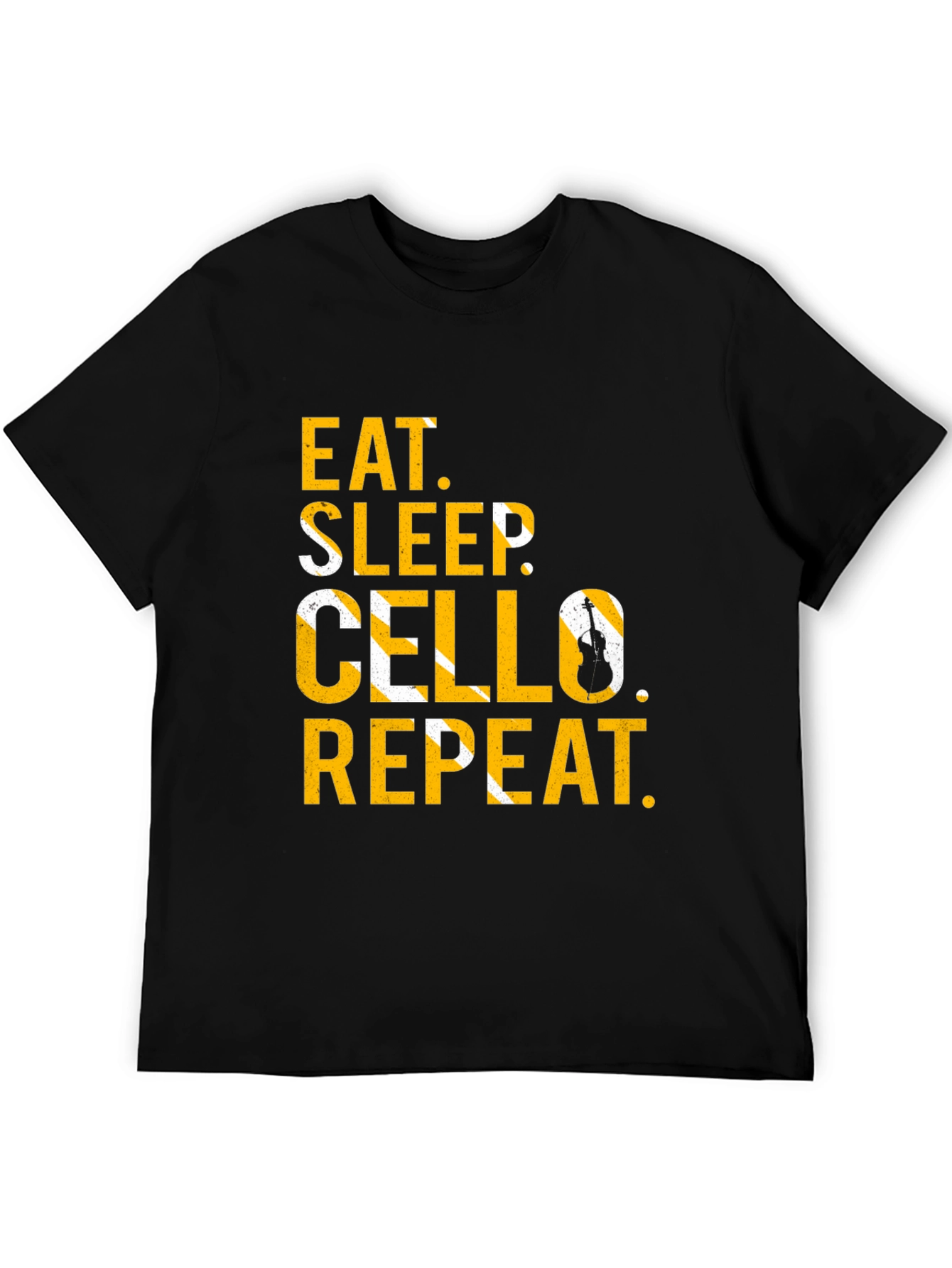 Eat Sleep Cello Repeat Graphic Tee