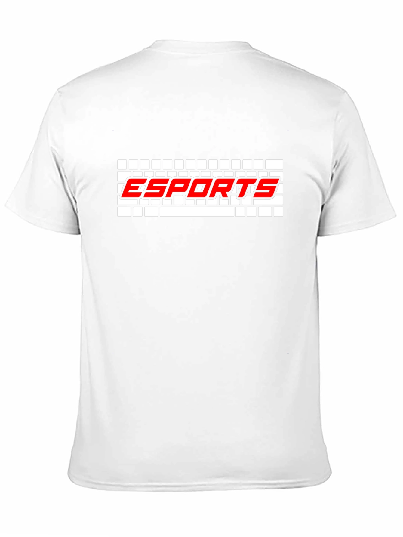 Esports Gaming T-Shirt - Red Logo on Black