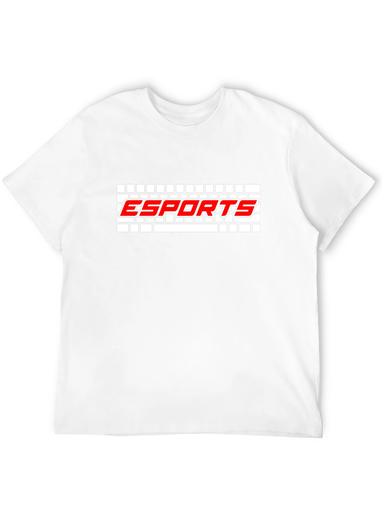 Esports Gaming T-Shirt - Red Logo on Black