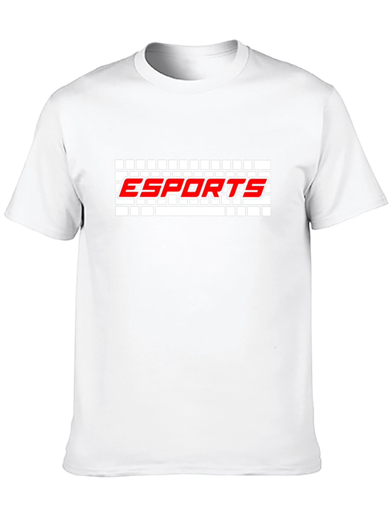 Esports Gaming T-Shirt - Red Logo on Black