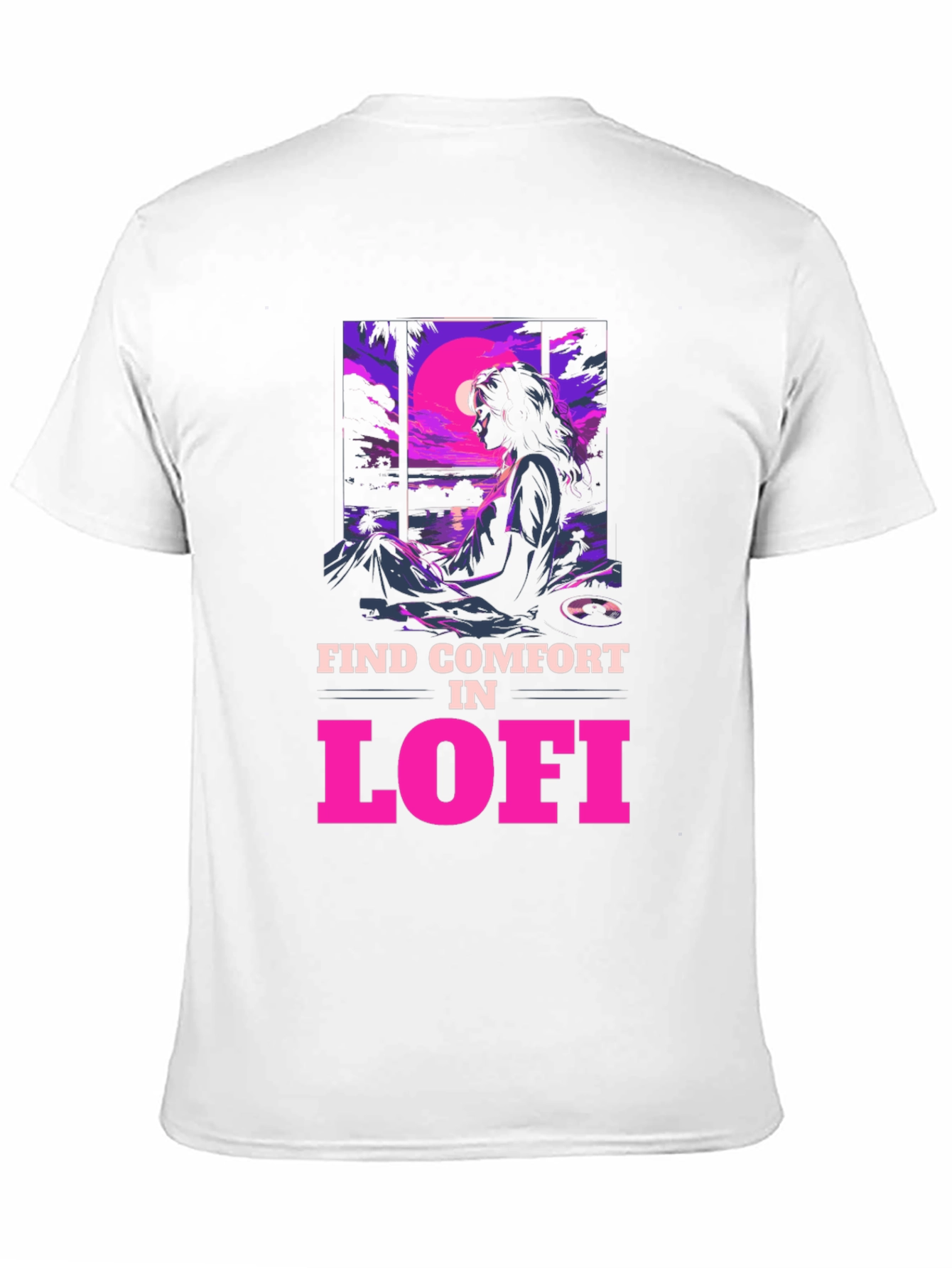 Lofi Comfort Graphic Tee - Chill Vibes