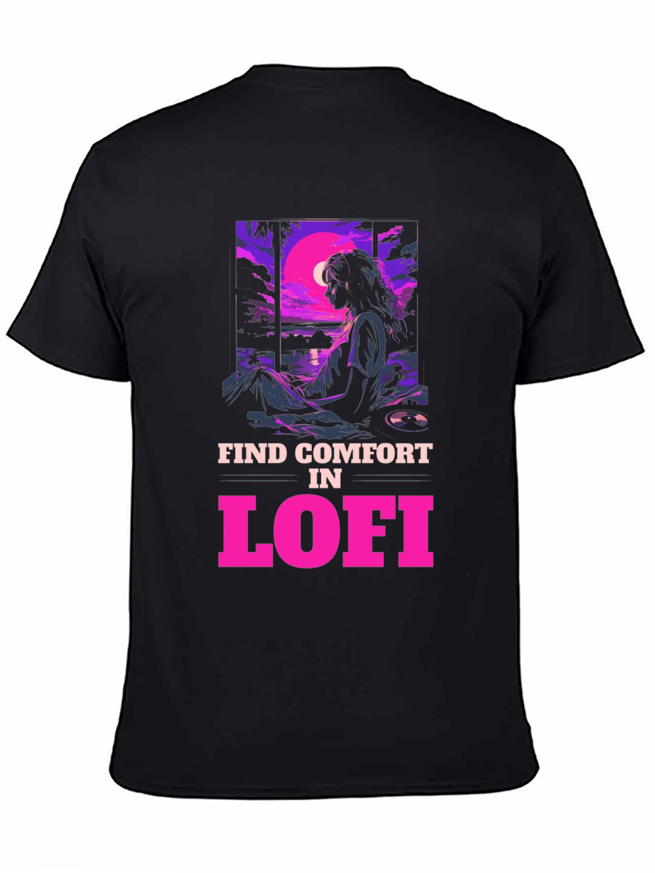 Lofi Comfort Graphic Tee - Chill Vibes