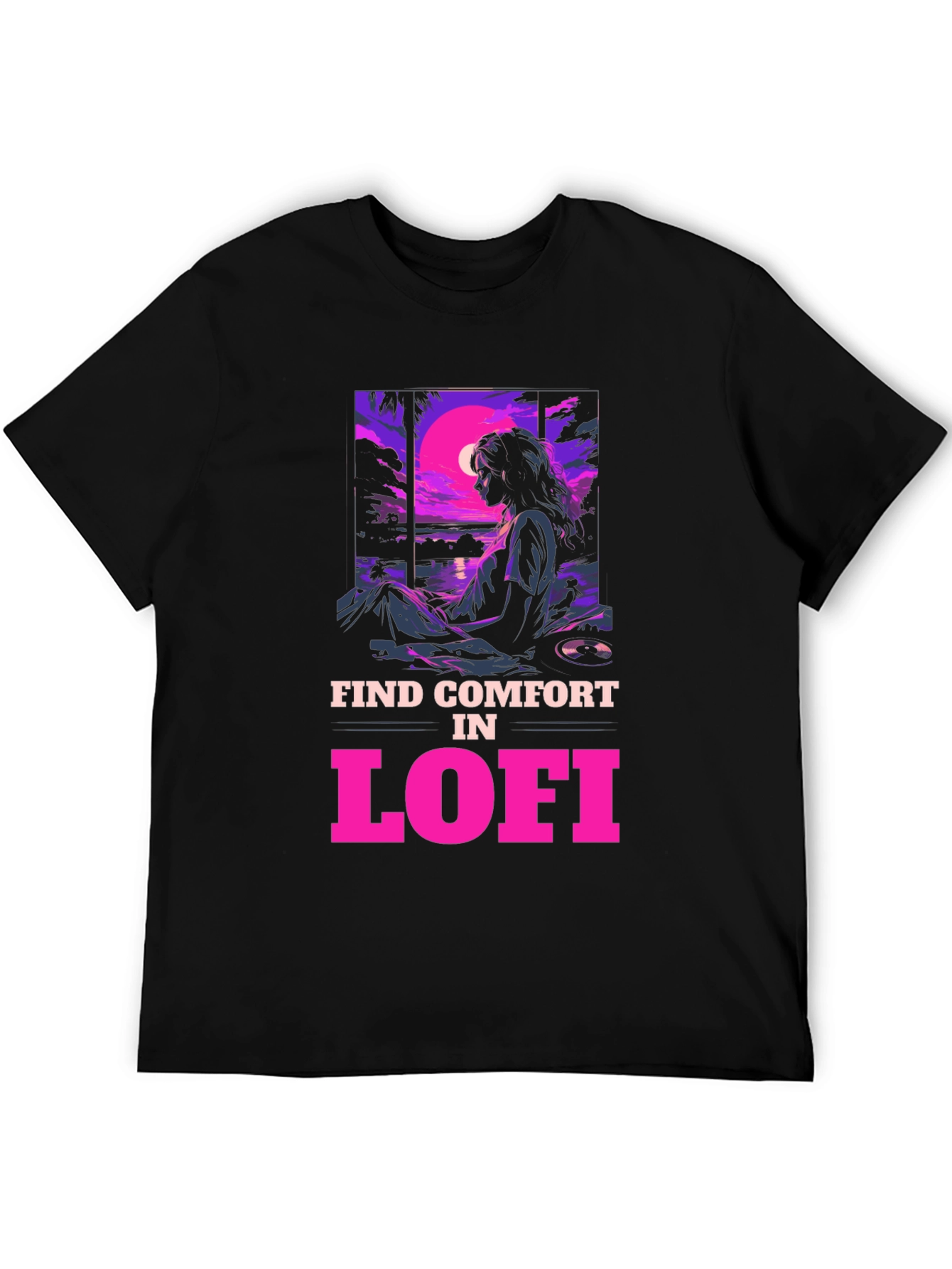 Lofi Comfort Graphic Tee - Chill Vibes