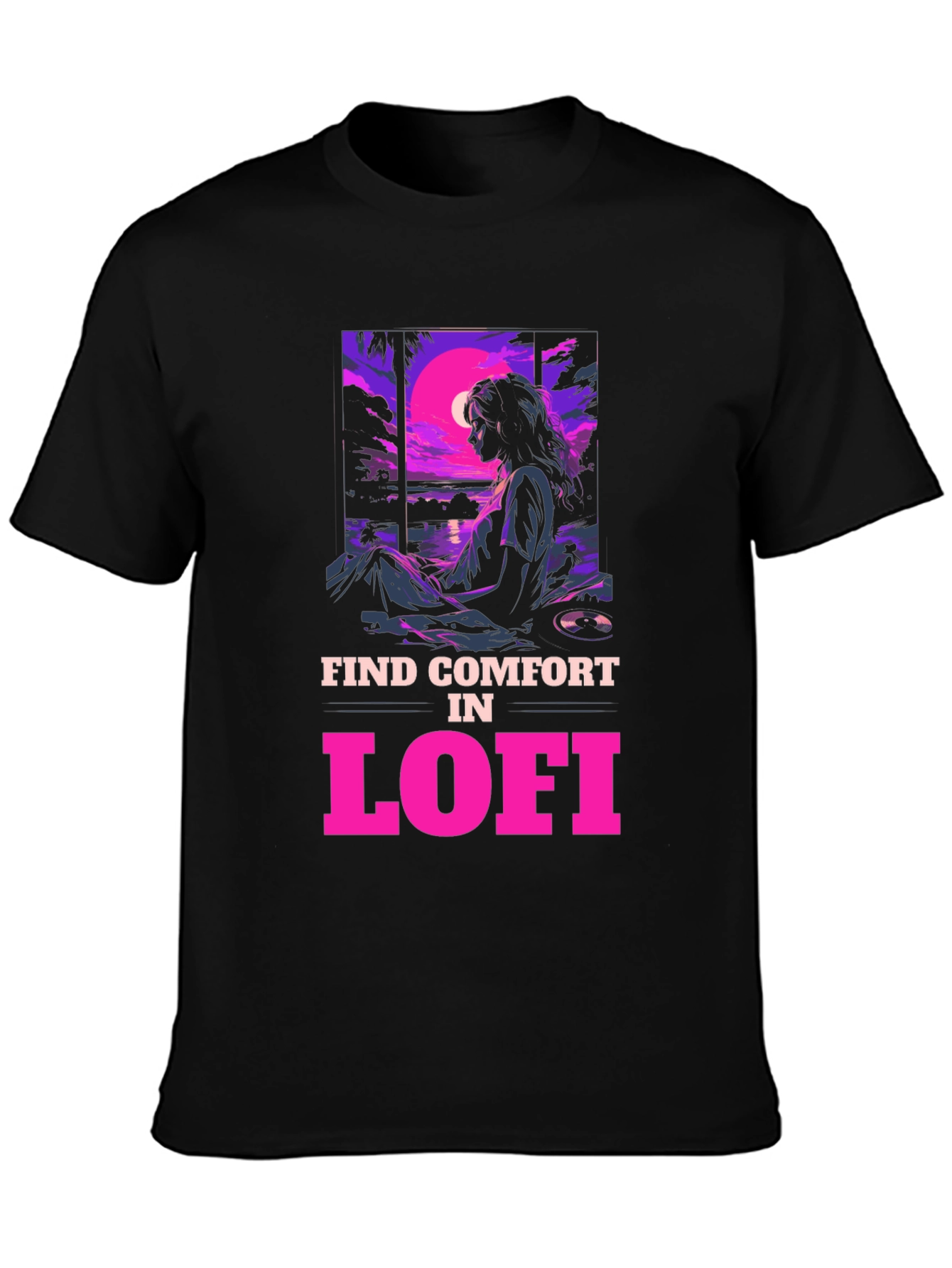 Lofi Comfort Graphic Tee - Chill Vibes