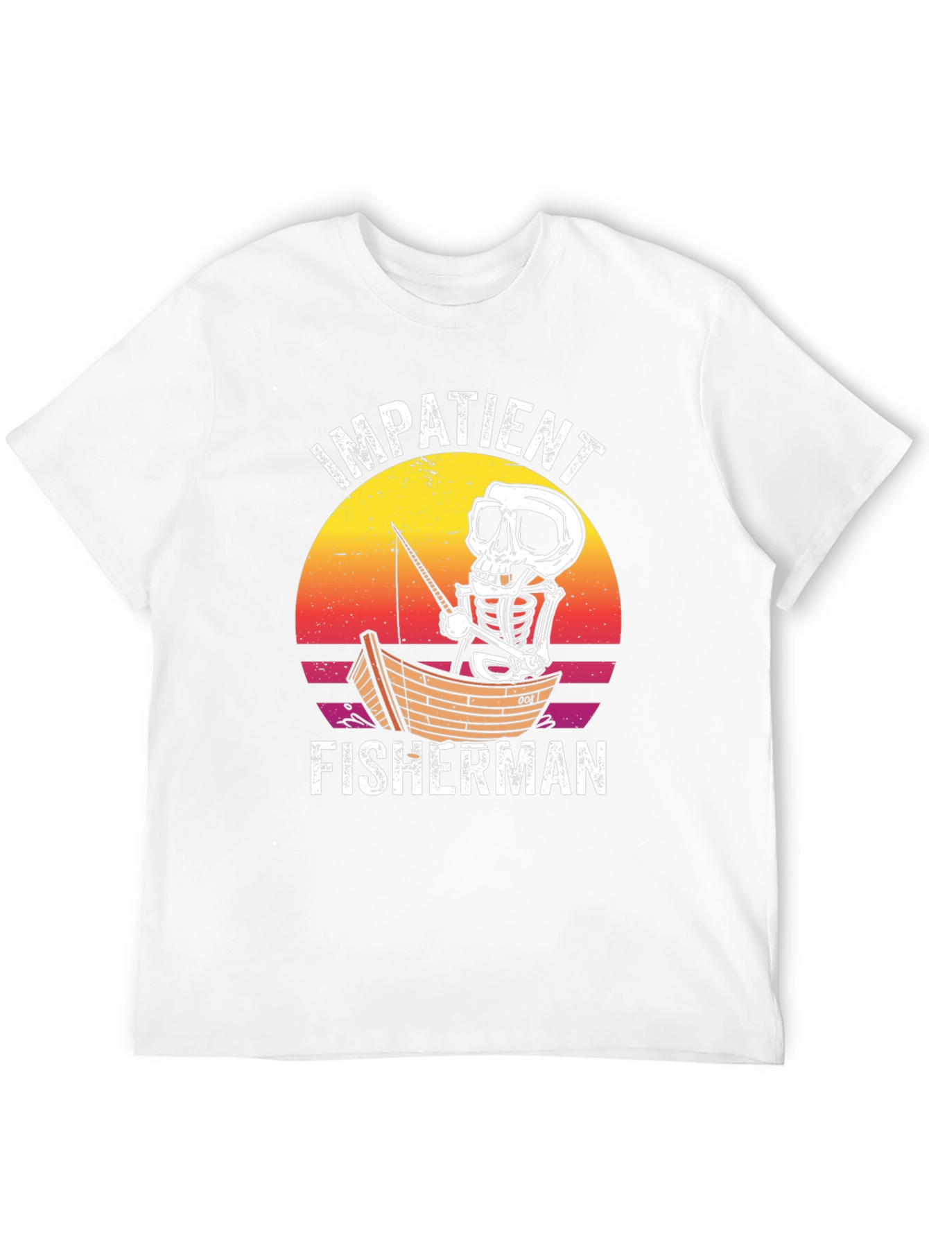 Impatient Fisherman Graphic T-Shirt