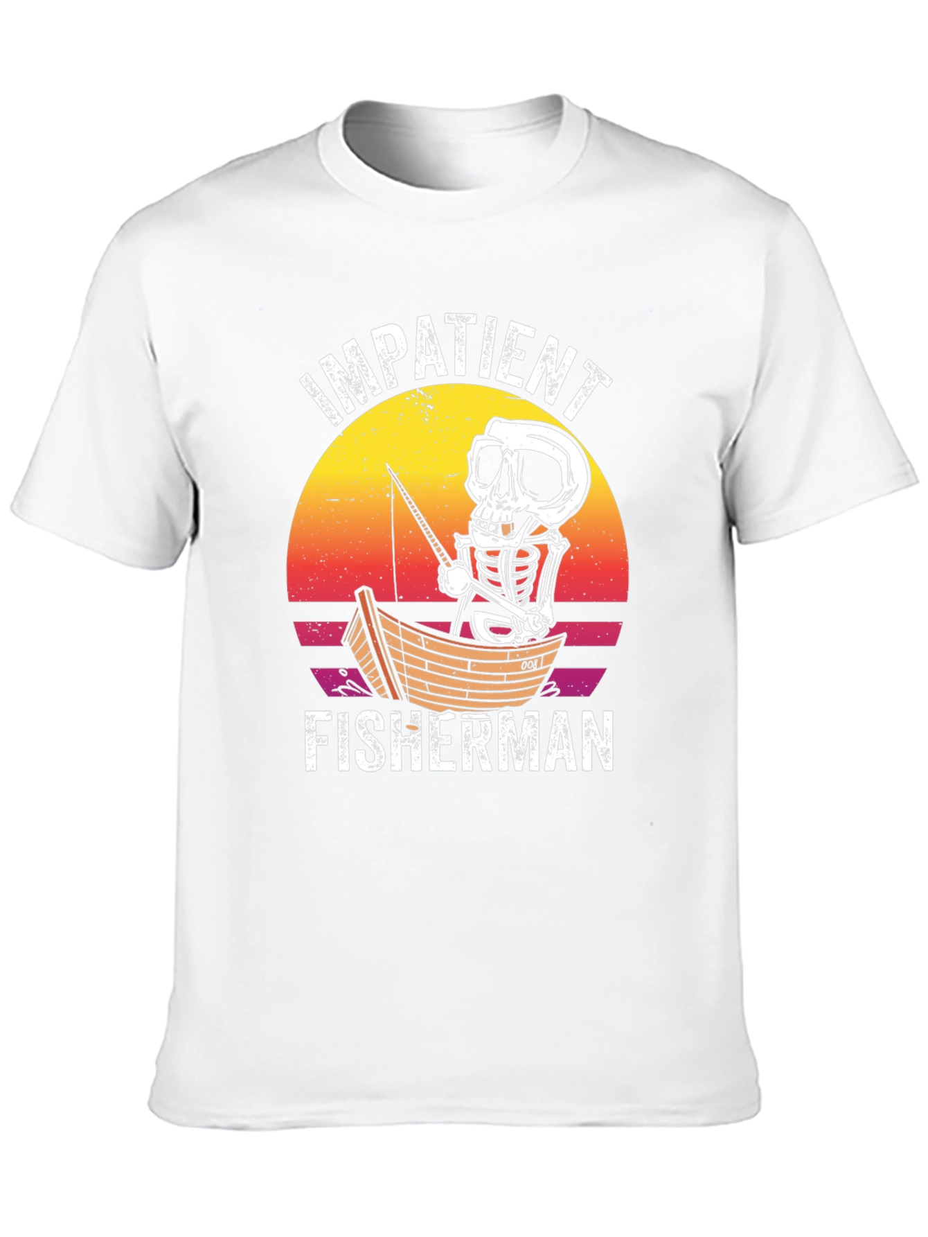 Impatient Fisherman Graphic T-Shirt