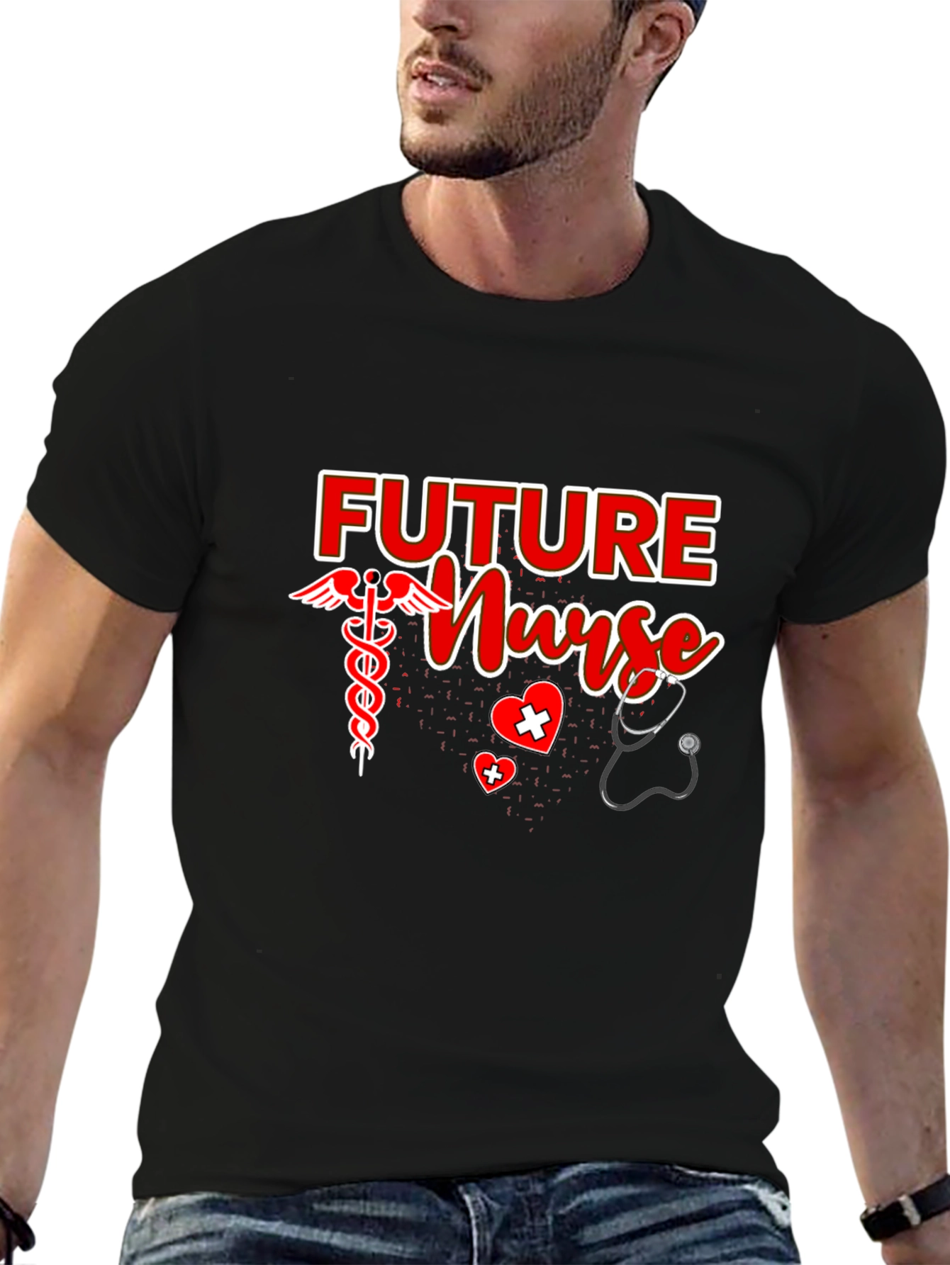 Future Nurse Black T-Shirt
