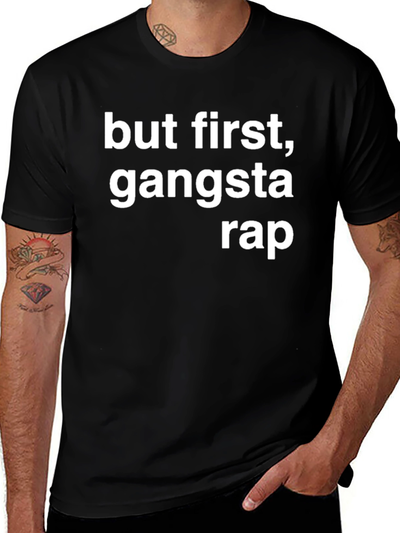 Gangsta Rap T-Shirt - Casual Statement Tee