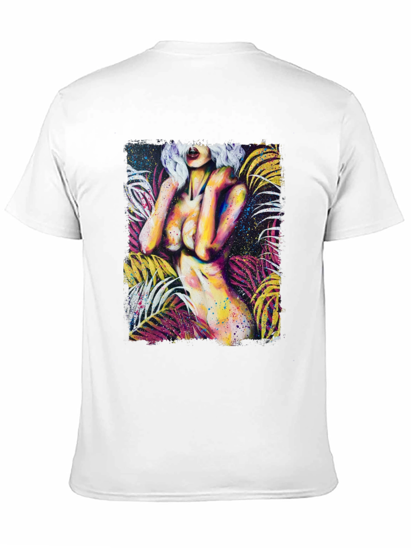 Tropical Temptation Graphic Tee - Black