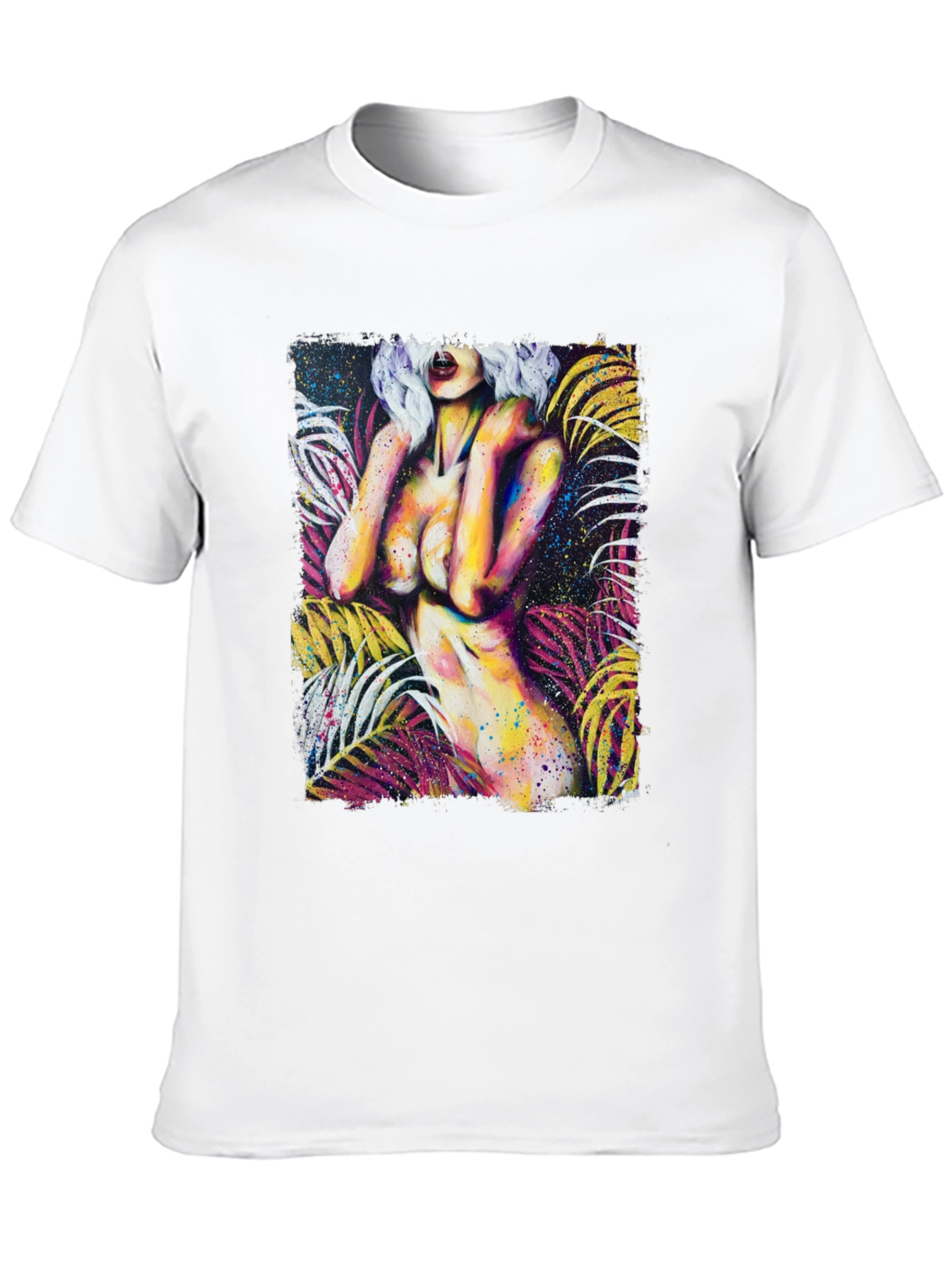 Tropical Temptation Graphic Tee - Black