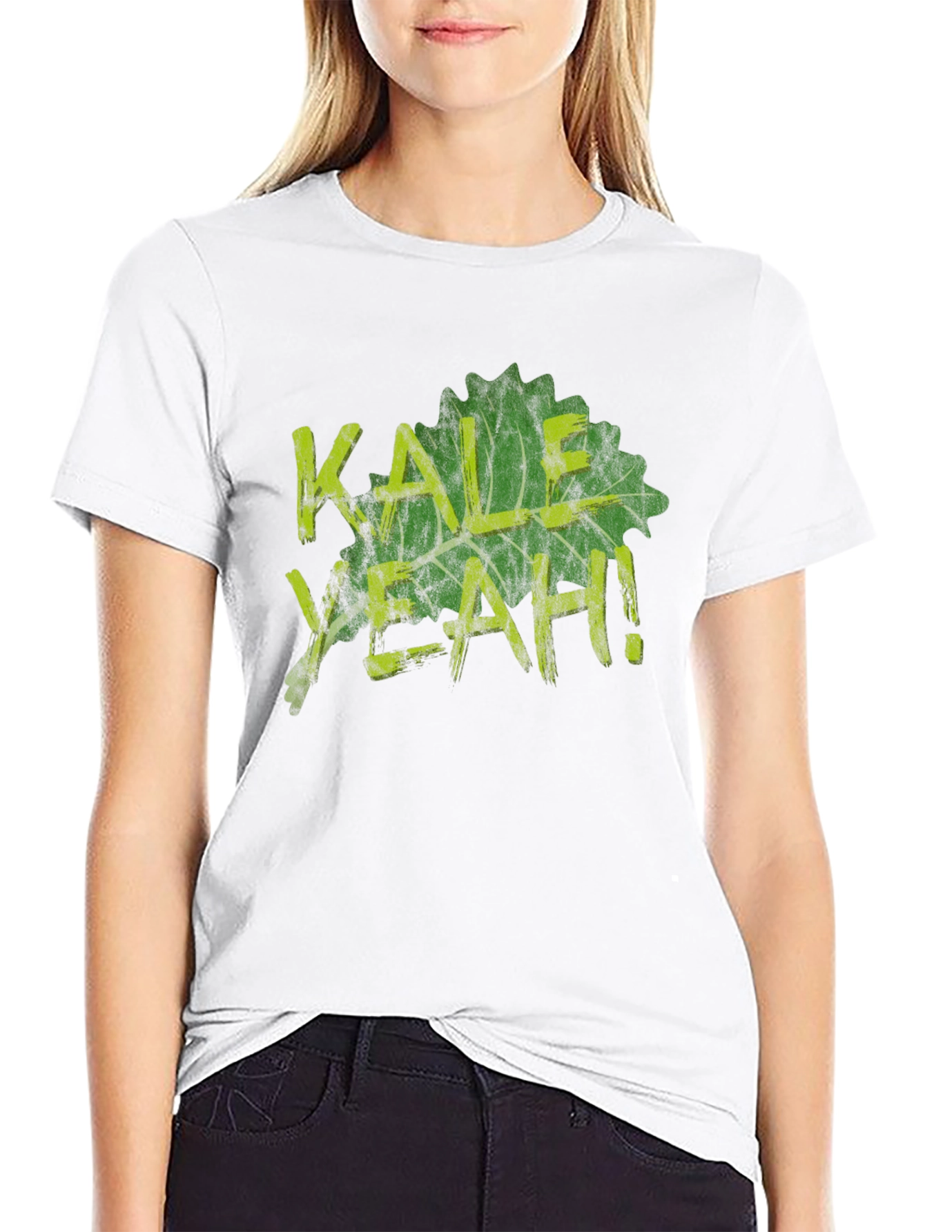 Kale Yeah! Graphic Tee - Black Cotton T-Shirt