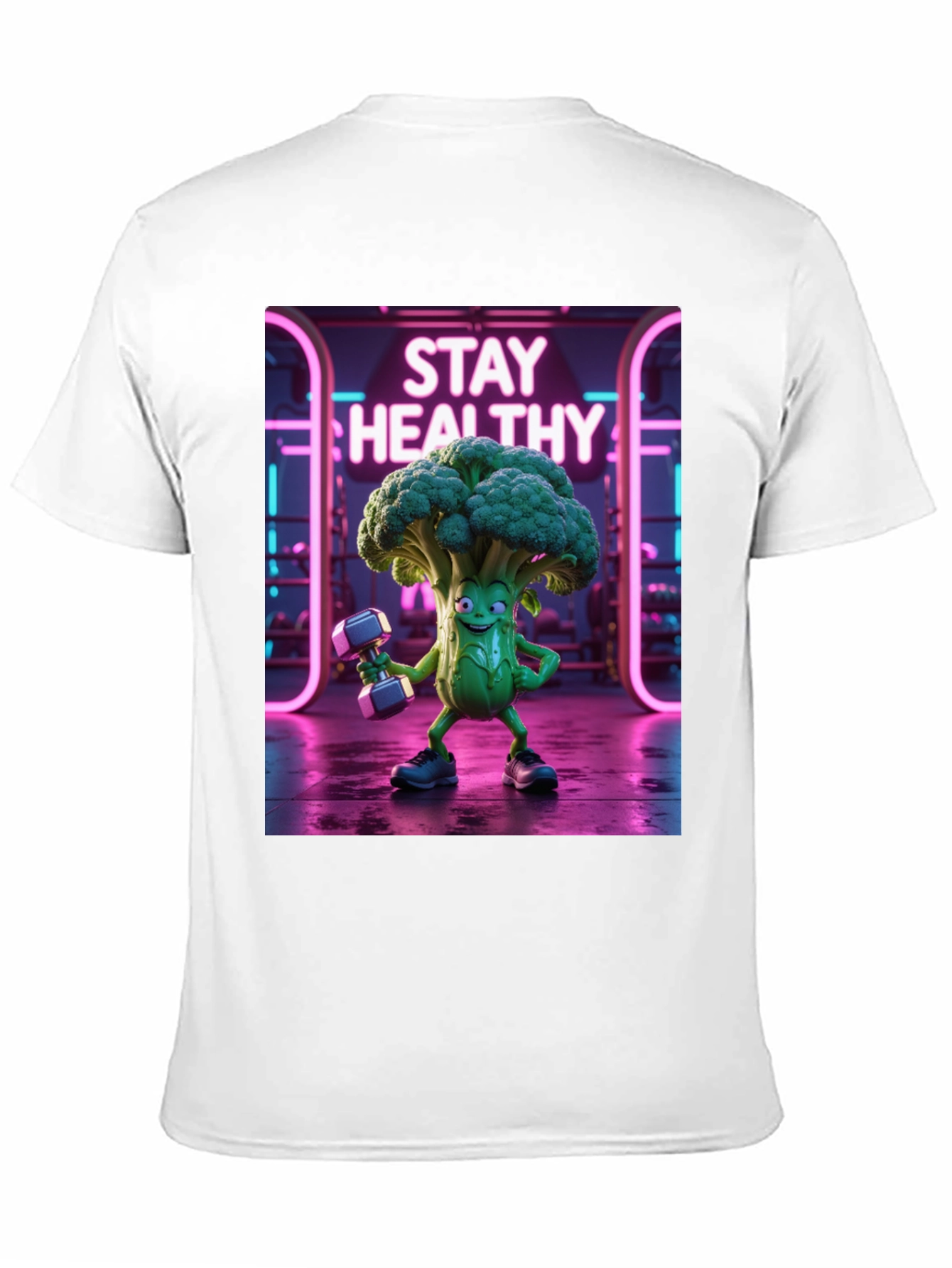 Stay Healthy Broccoli Gym T-Shirt
