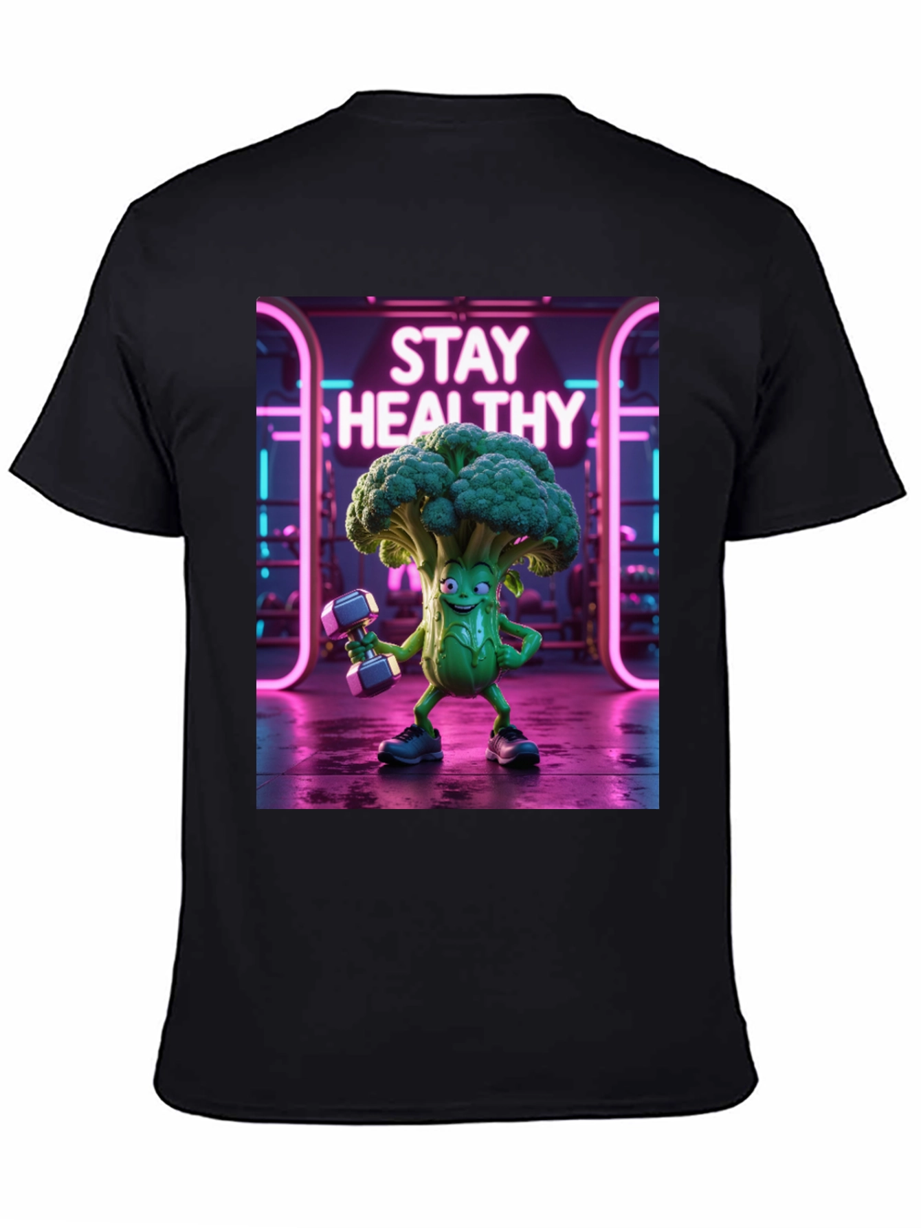 Stay Healthy Broccoli Gym T-Shirt