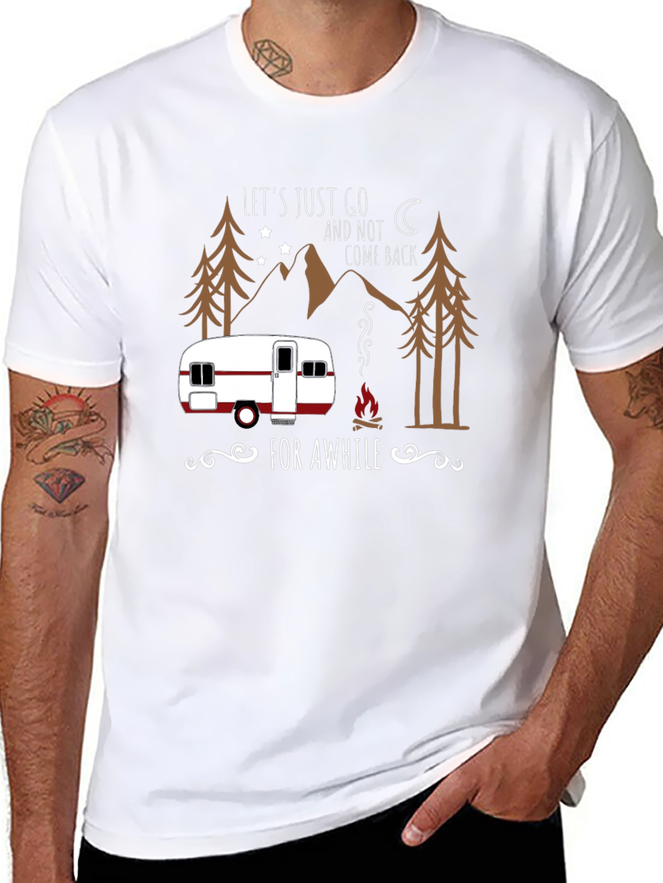 Lets Just Go Camping T-Shirt
