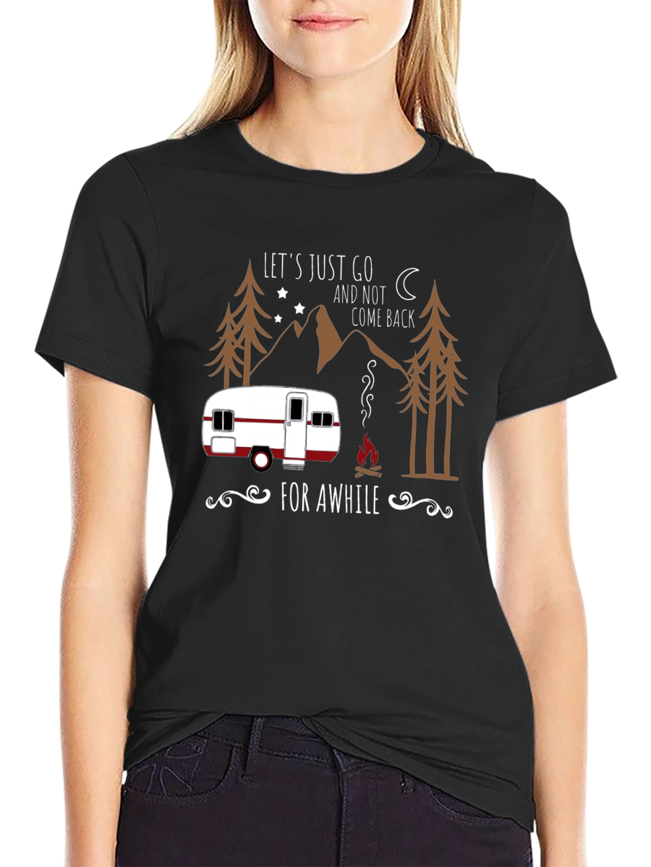 Lets Just Go Camping T-Shirt