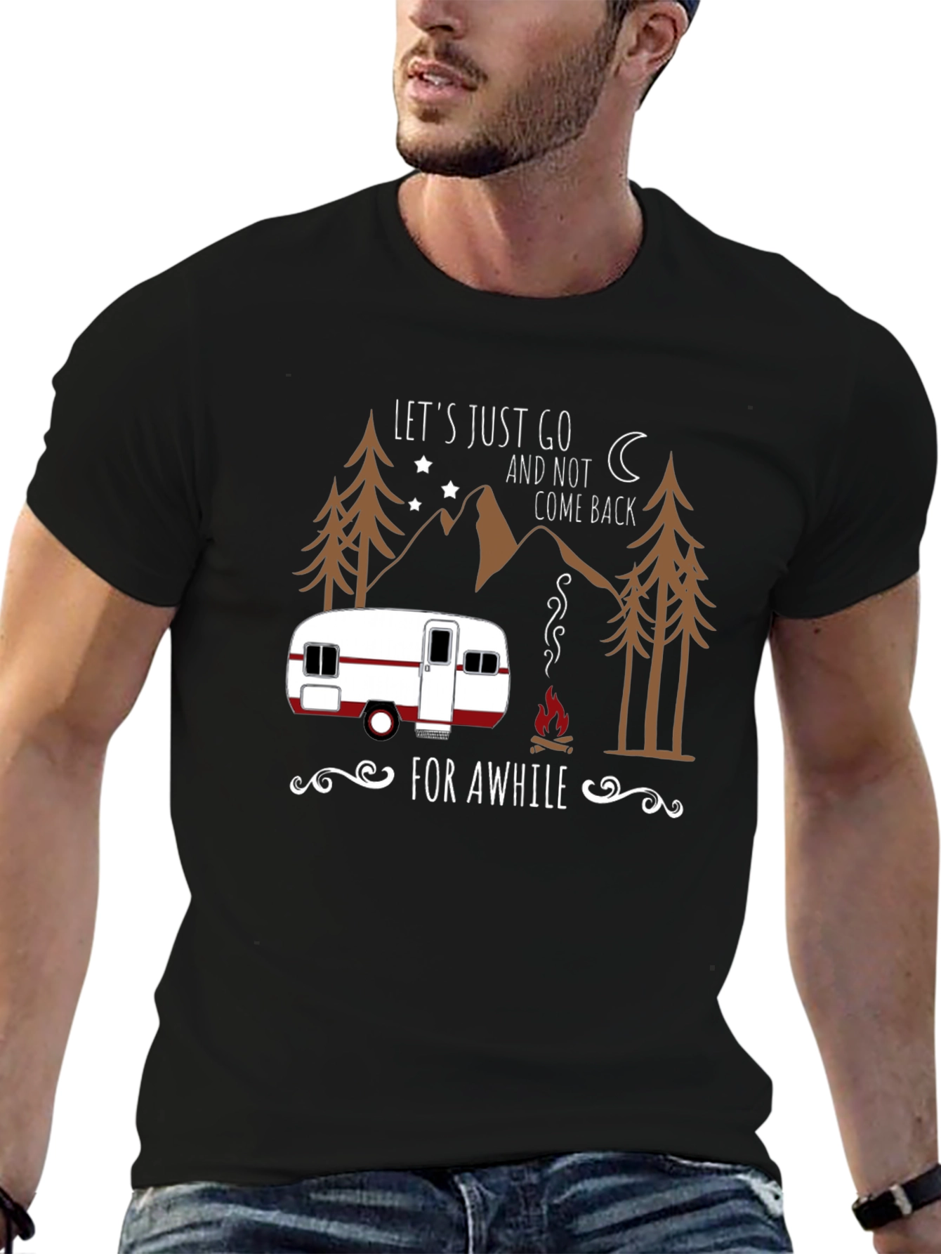 Lets Just Go Camping T-Shirt