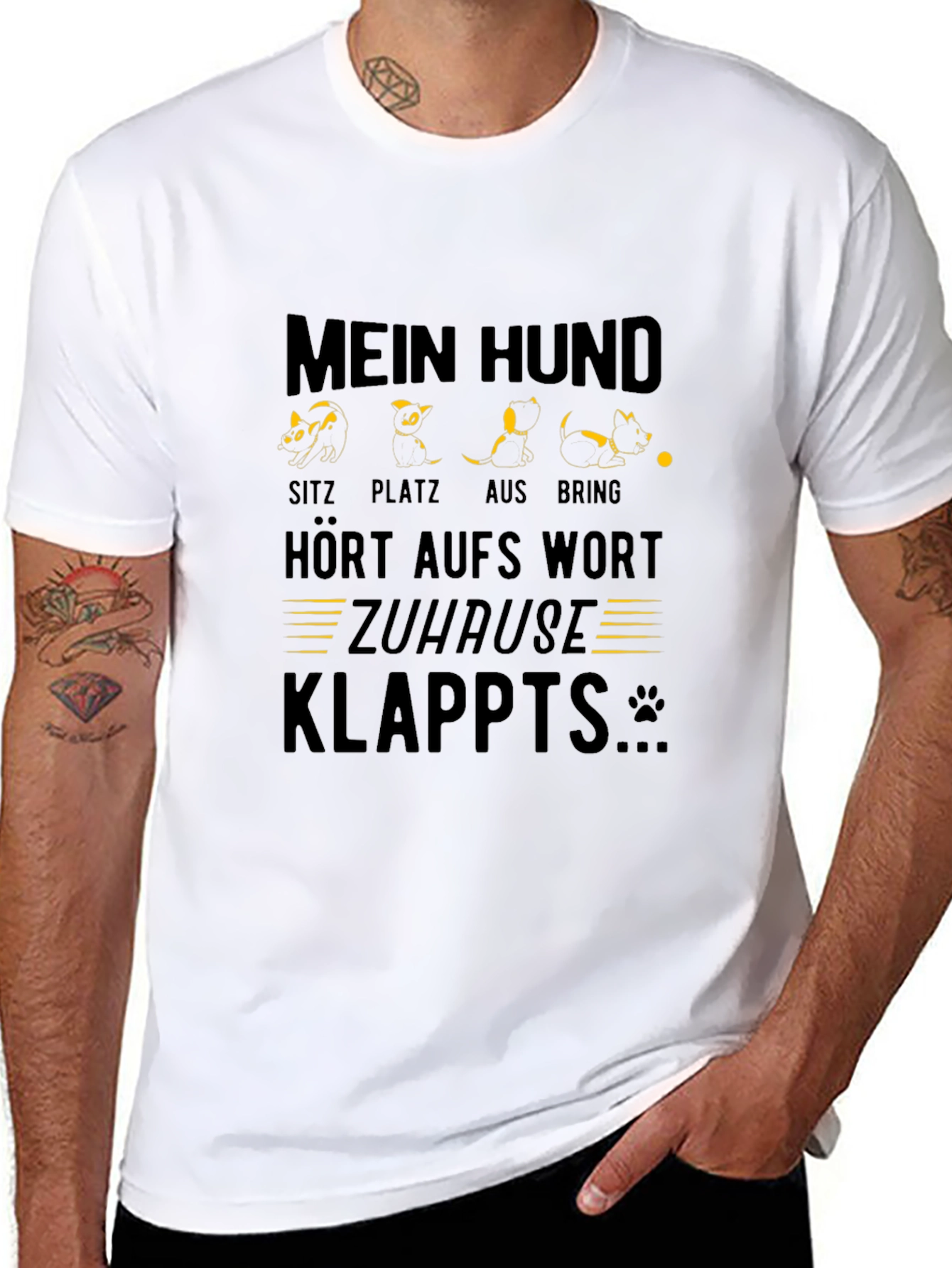 Mein Hund T-Shirt: Funny Dog Training Tee