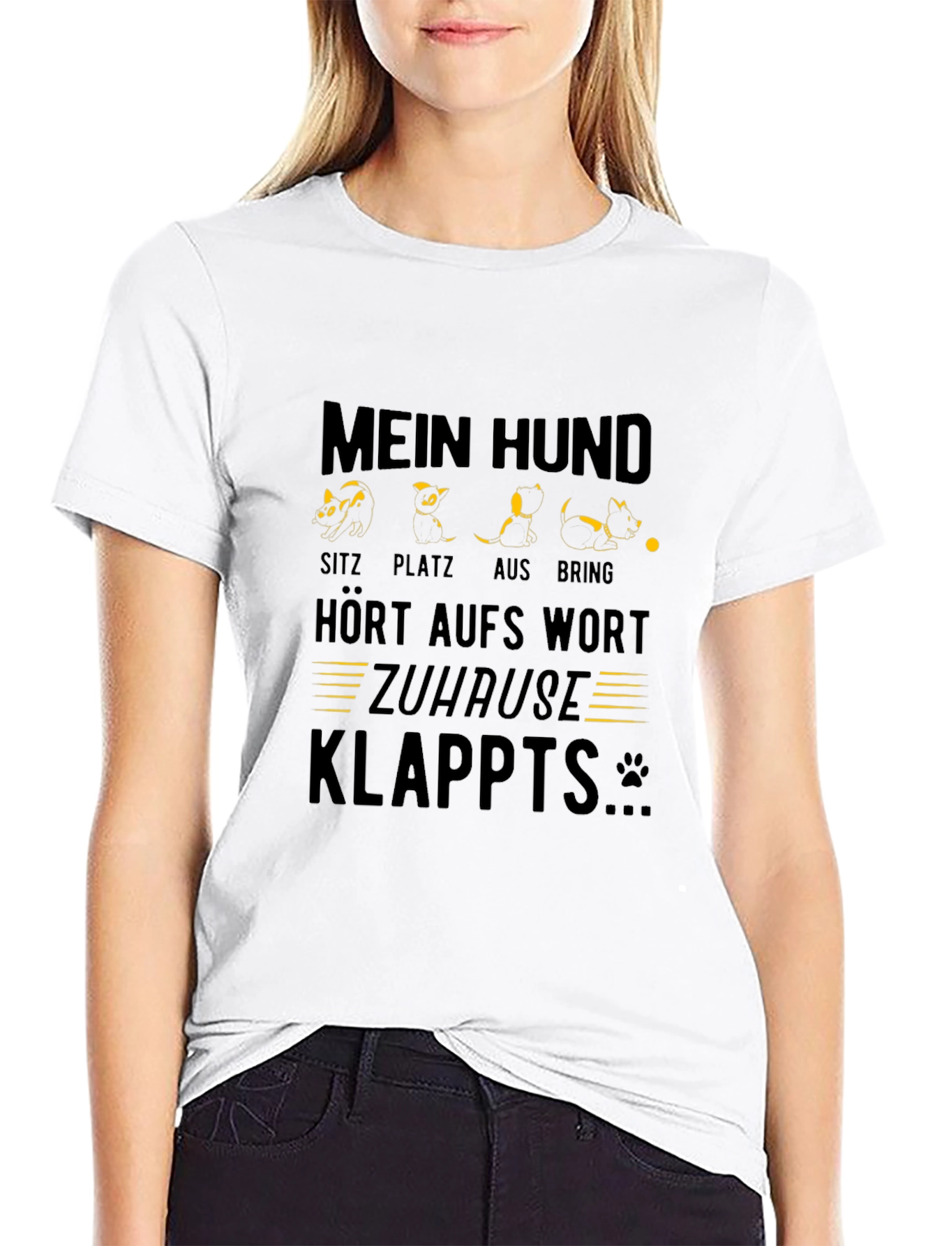 Mein Hund T-Shirt: Funny Dog Training Tee