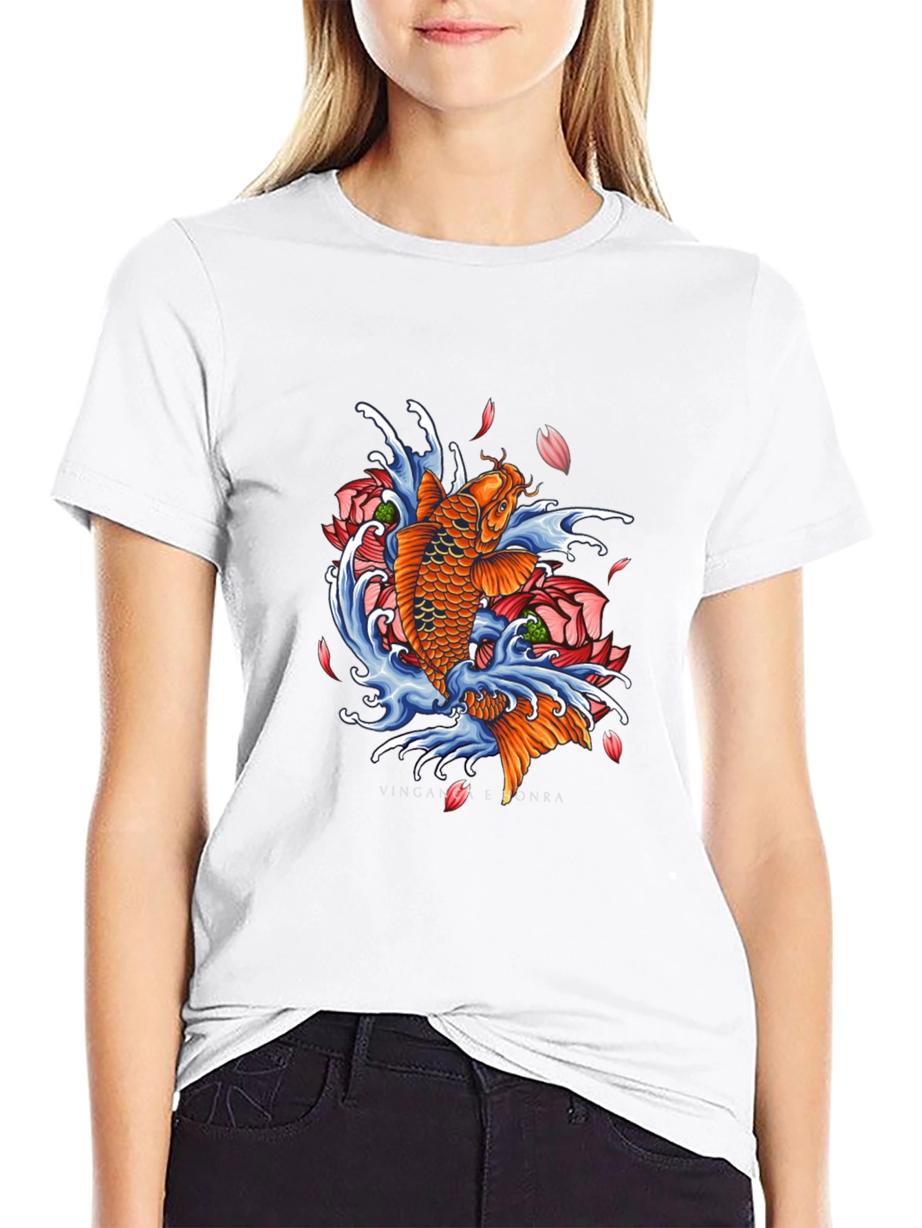 Koi Fish Graphic T-Shirt - Unique Design